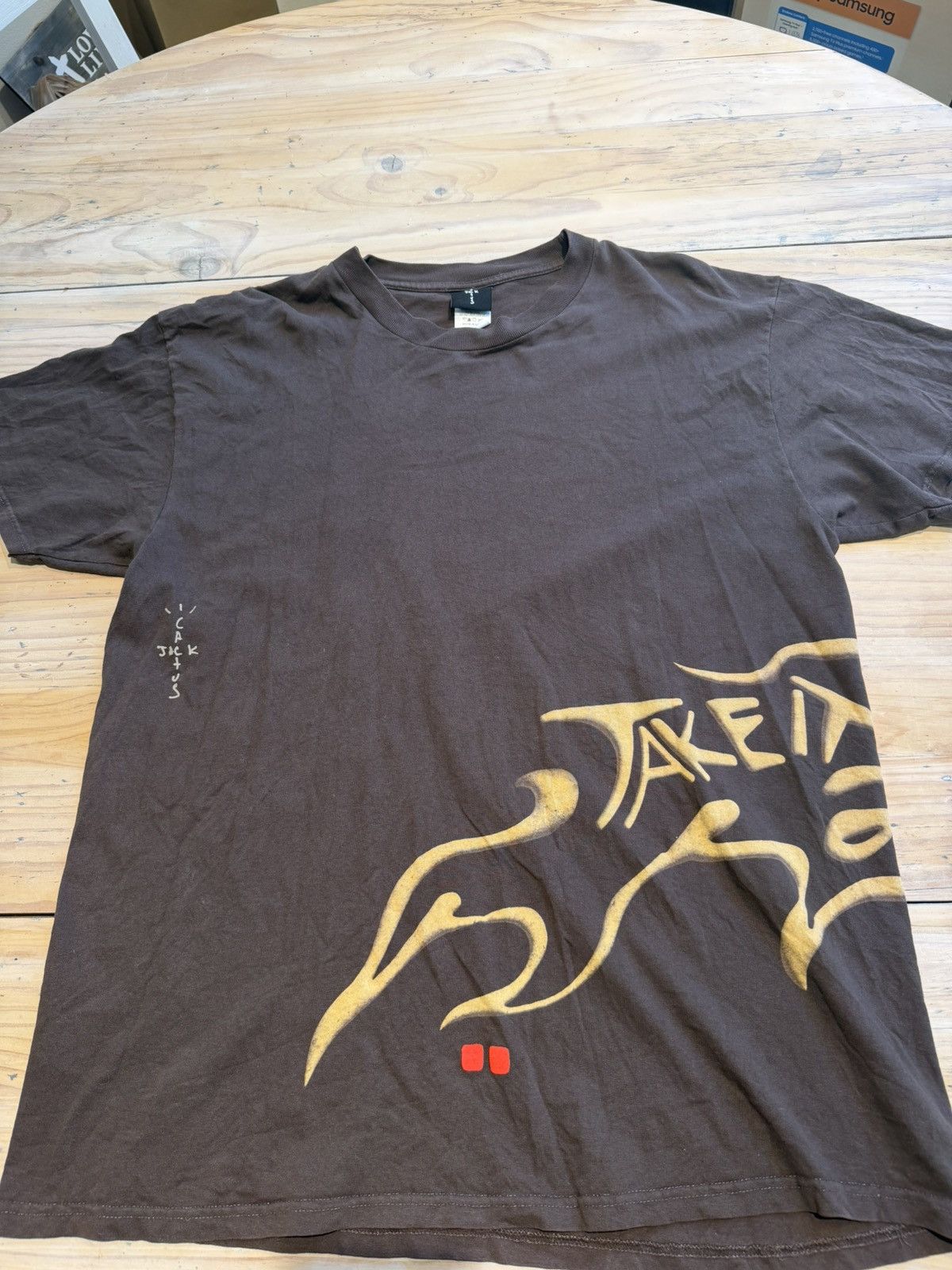 Travis Scott Travis Scott Mugshot FREE THE RAGE 2 Tee | Grailed