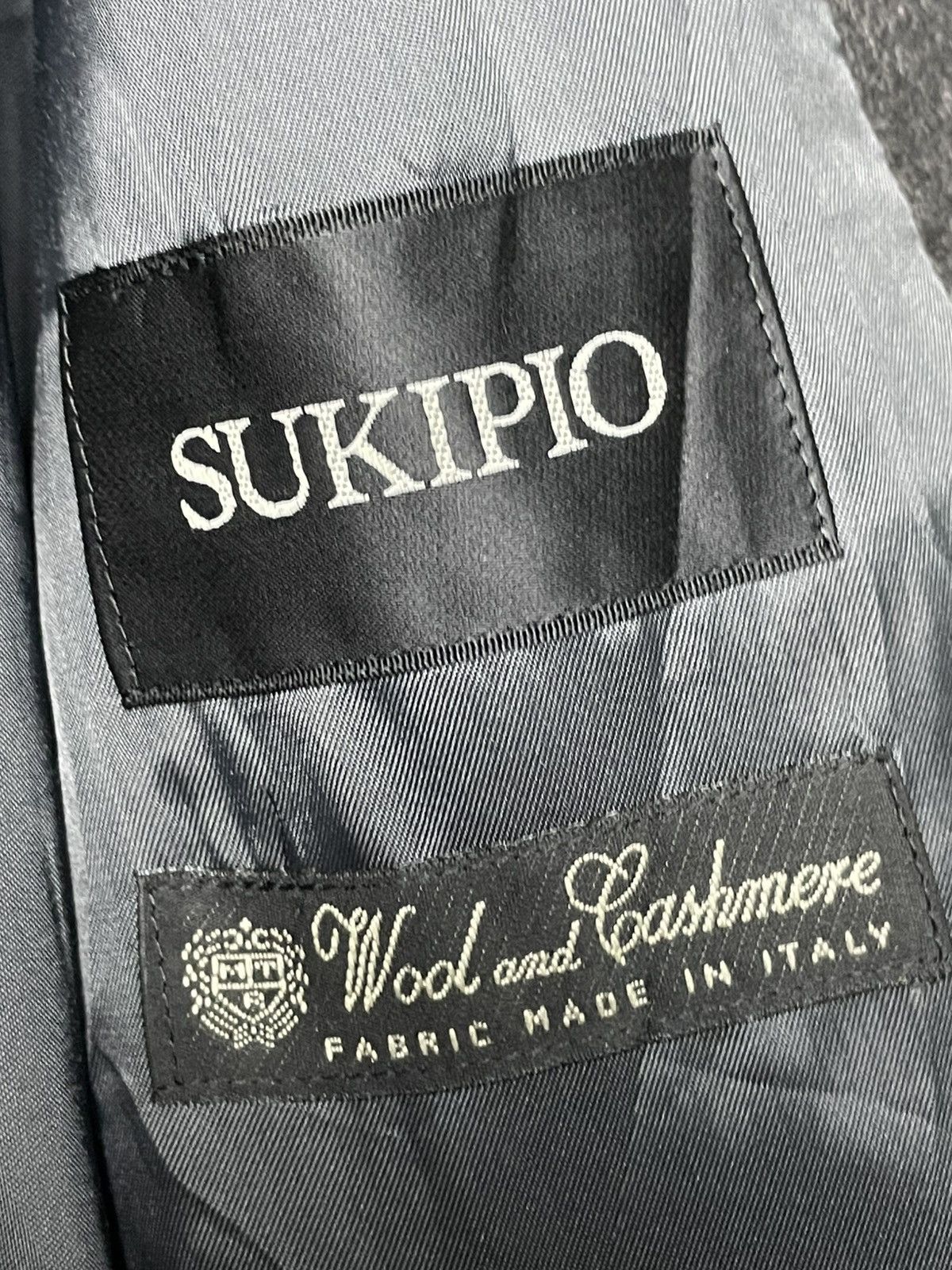 Japanese Brand × Vintage SUKIPIO Cashmere & Wool Long Jacket (80) Size US S / EU 44-46 / 1 - 9 Thumbnail