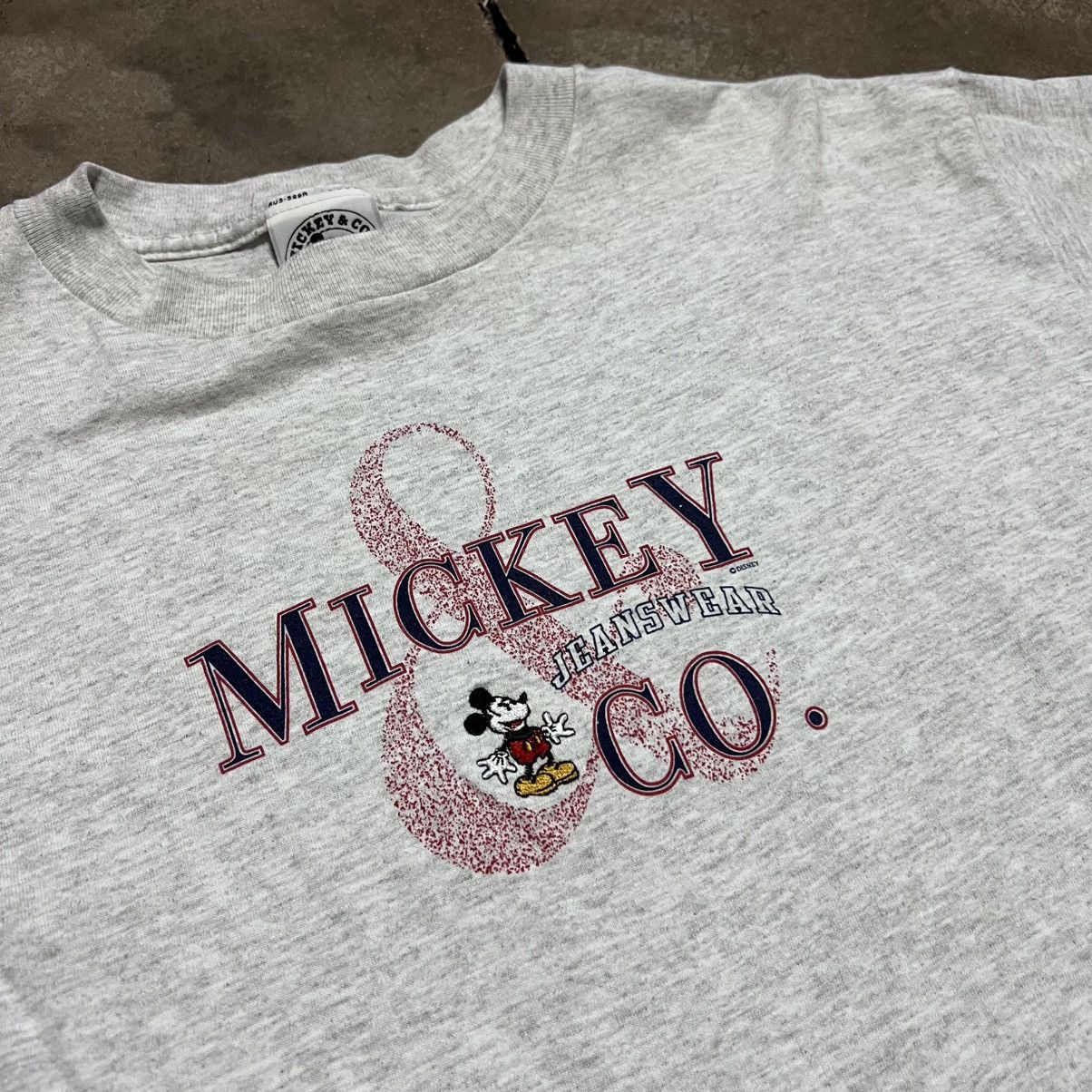 Mickey & Co. Vintage Mickey & Co Jeanswear T shirt Embroidered 90s USA Size US L / EU 52-54 / 3 - 3 Thumbnail