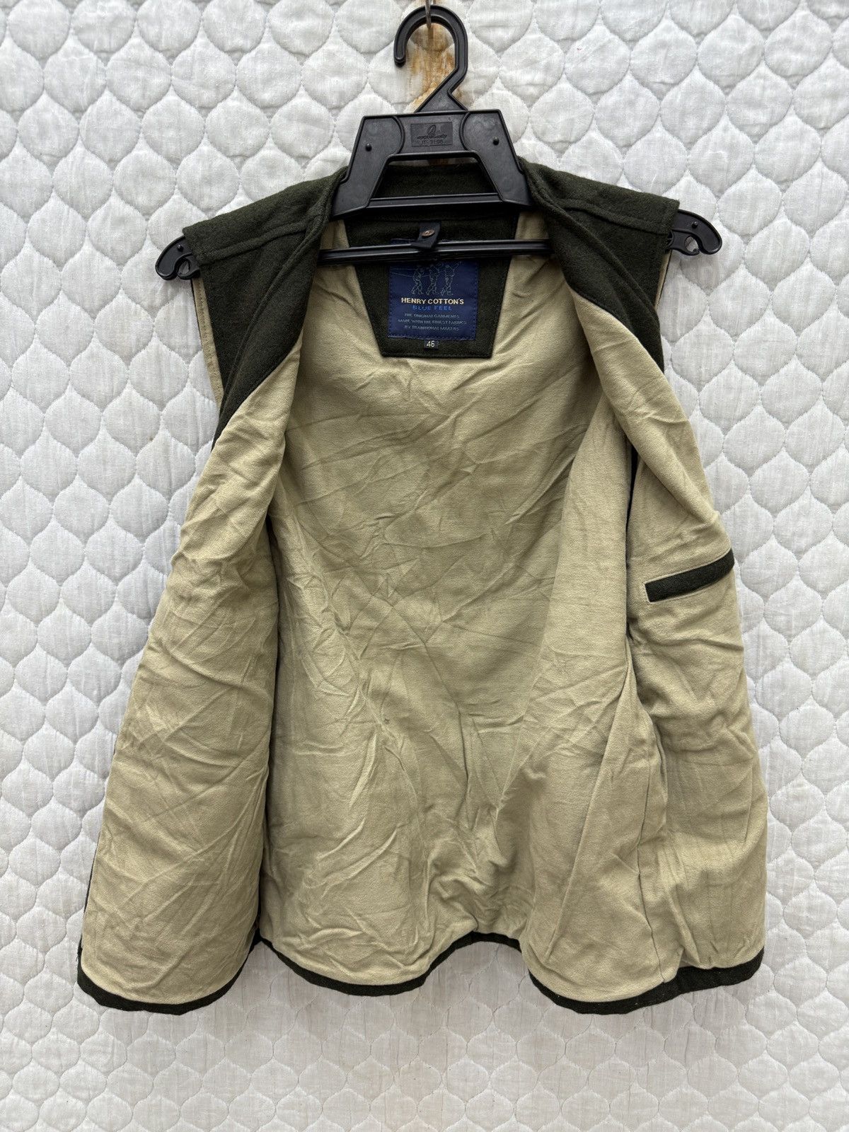 Henry Cotton's × Vintage 🔥🔥🔥STEALS HENRY COTTONS BLUE FEEL VEST Size US S / EU 44-46 / 1 - 7 Thumbnail