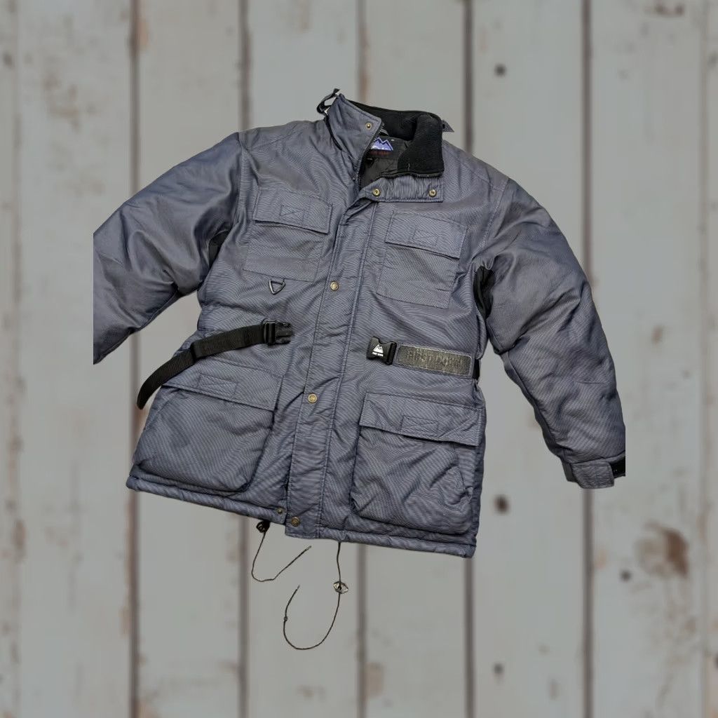 Vintage VINTAGE First Down Parka Jacket Mens Medium Gray Goose Down Hiking Gorpcore Y2K Size US M / EU 48-50 / 2 - 1 Thumbnail