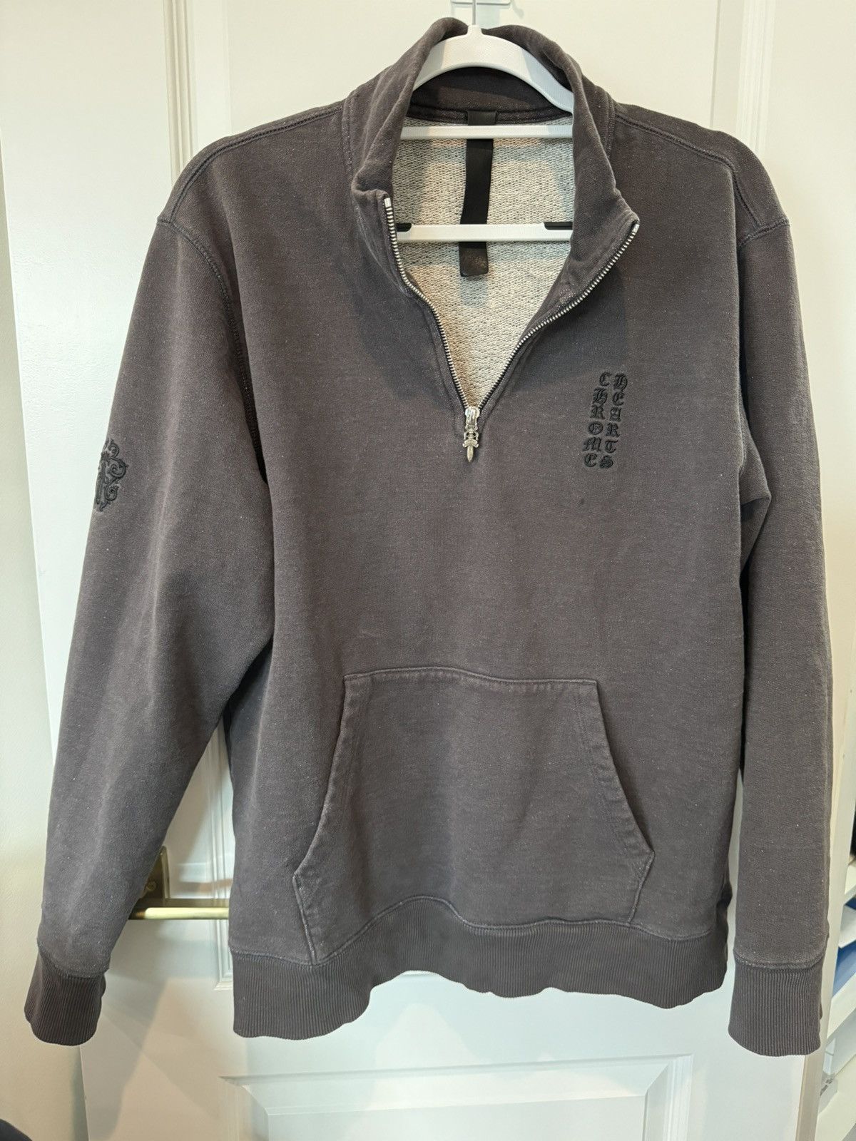 トップス Chrom hearts half zip sweat Chrome Hearts Half Zip | Grailed