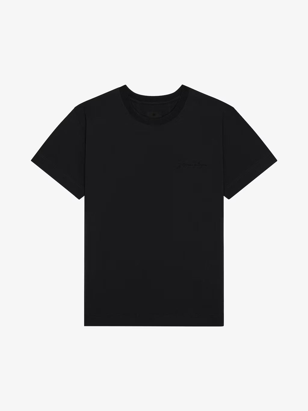 o1srvl11e0325 T-Shirt in Cotton Whit in Black
