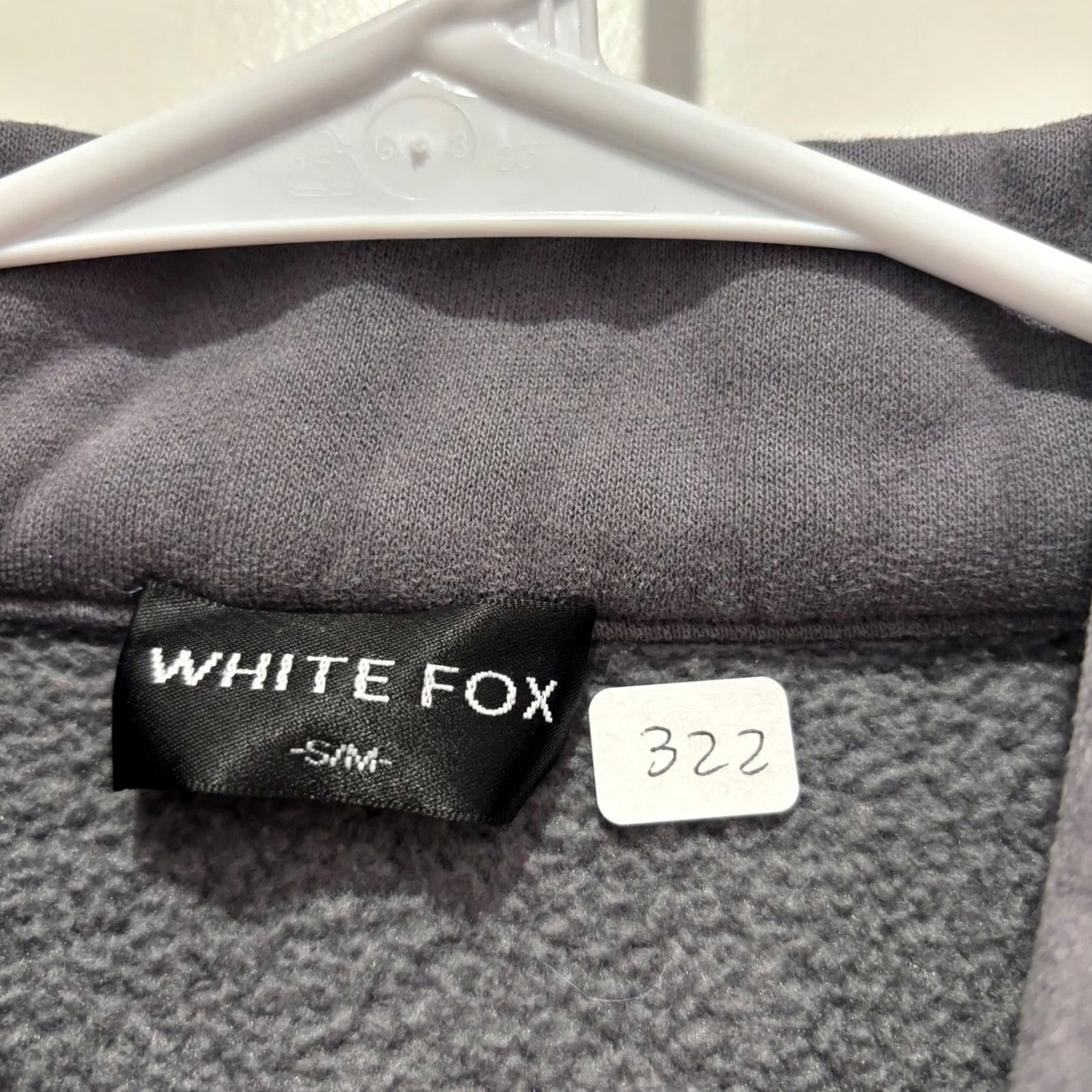 Y/Project White Fox Project 5 Sweatshirt Charcoal Grey Mock Neck Puff Print Logo S/M Womens Pullover Long Sleeve Casual Modern 3D Oversized Fleece Raglan Size M / US 6-8 / IT 42-44 - 2 Thumbnail
