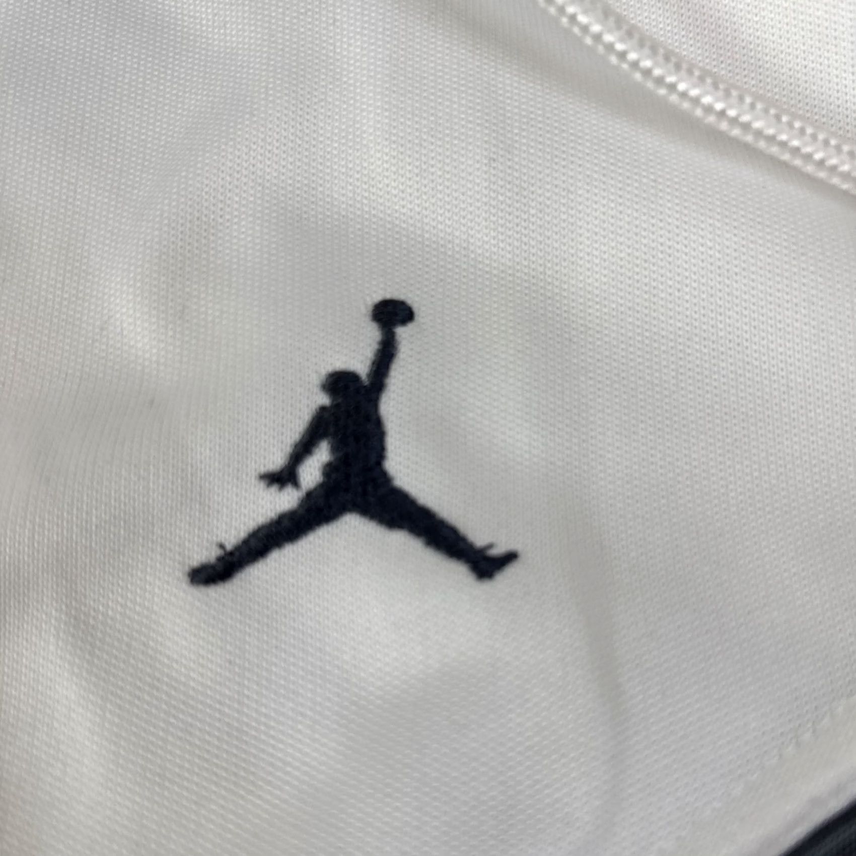 Jordan Brand Nike Air Jordan XI Retro Knit Full Zip Jacket XL Mens Gray Dri-Fit Track Jacket - Retro, Full Zip, 100% Polyester Size US XL / EU 56 / 4 - 2 Thumbnail