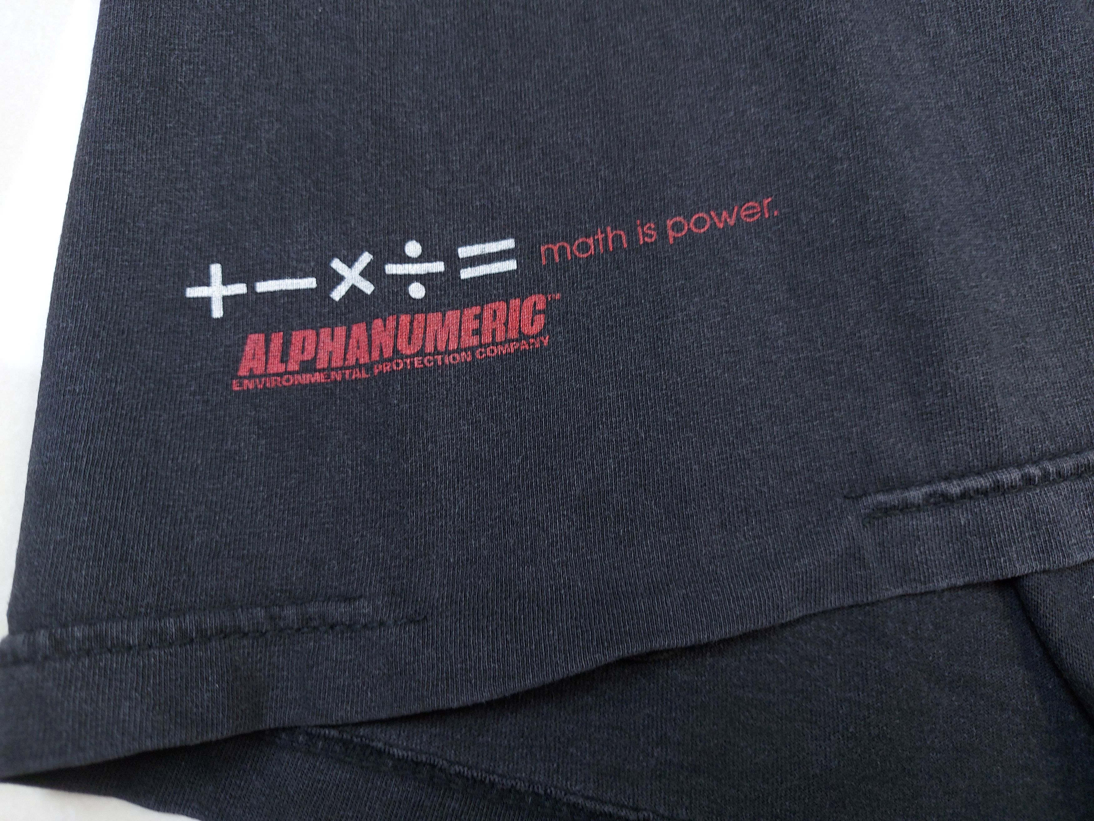 Alphanumeric Vintage 90s Y2K A# Alphanumeric Clothing Skateboard TEE Size US M / EU 48-50 / 2 - 3 Thumbnail