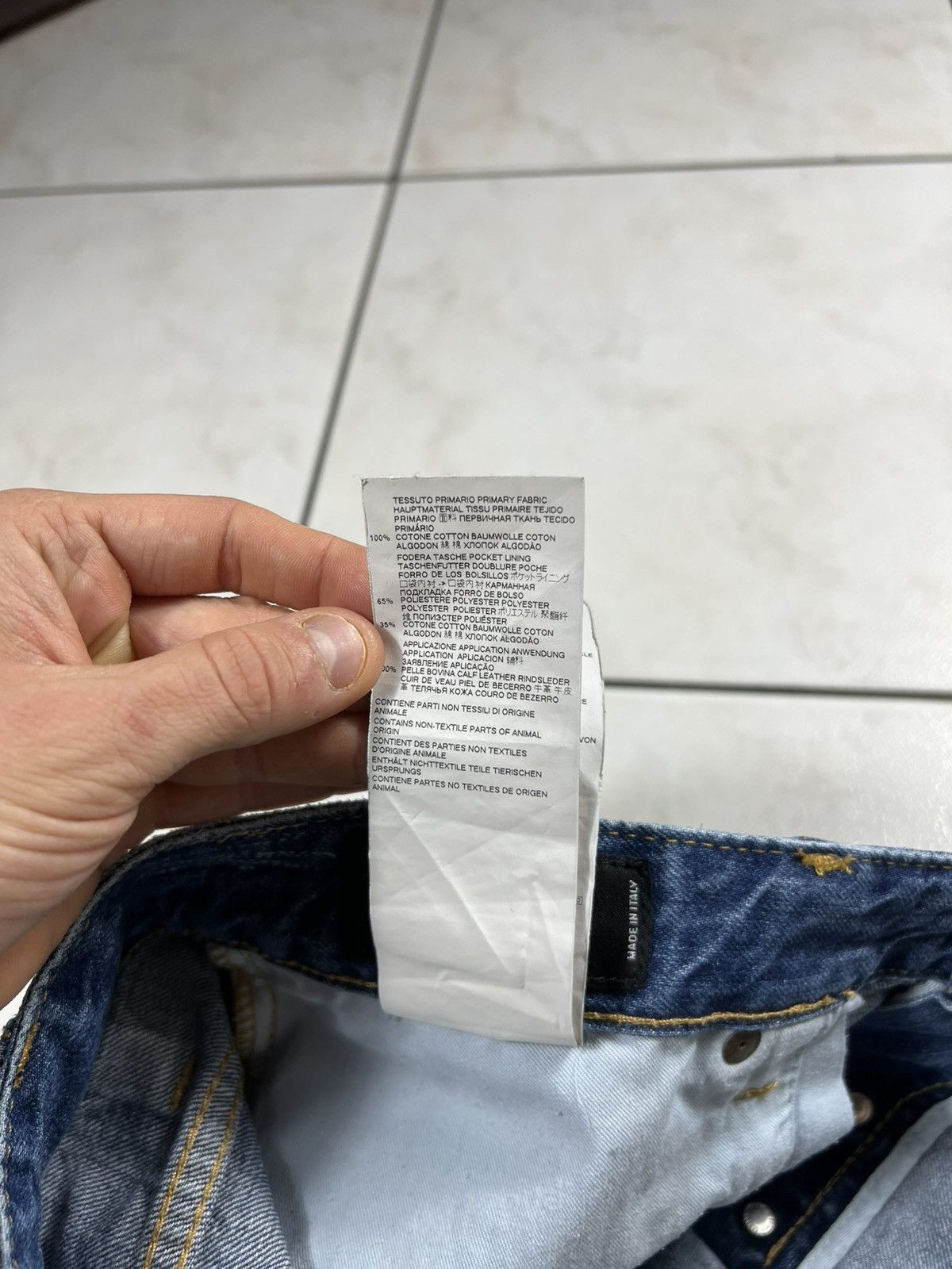 Dsquared2 Dsquared2 rider jeans ripped distressed denim pants washed Size US 36 / EU 52 - 22 Thumbnail
