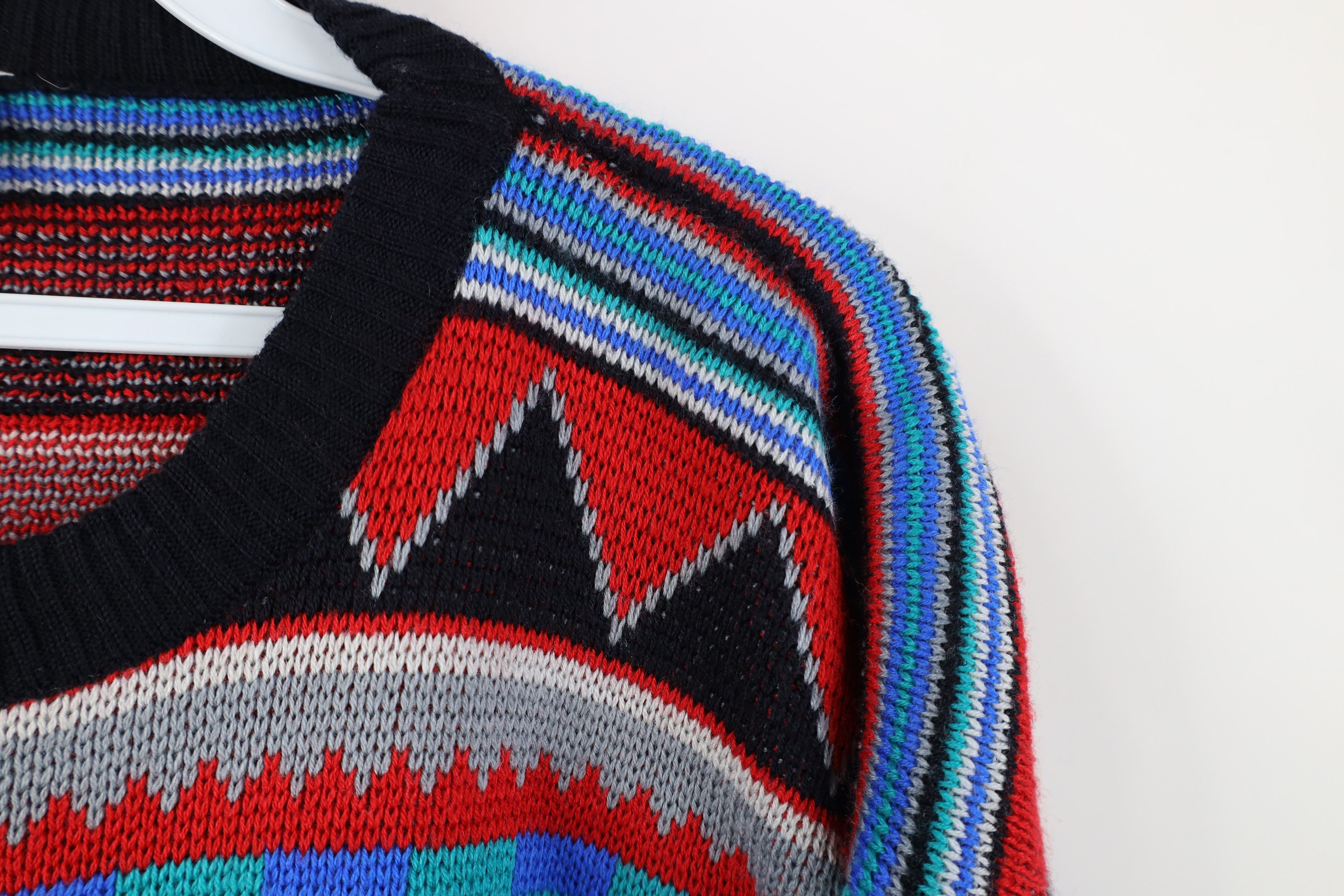 Vintage Vintage 90s Coogi Style Fair Isle Wool Blend Knit Sweater Size US M / EU 48-50 / 2 - 4 Thumbnail