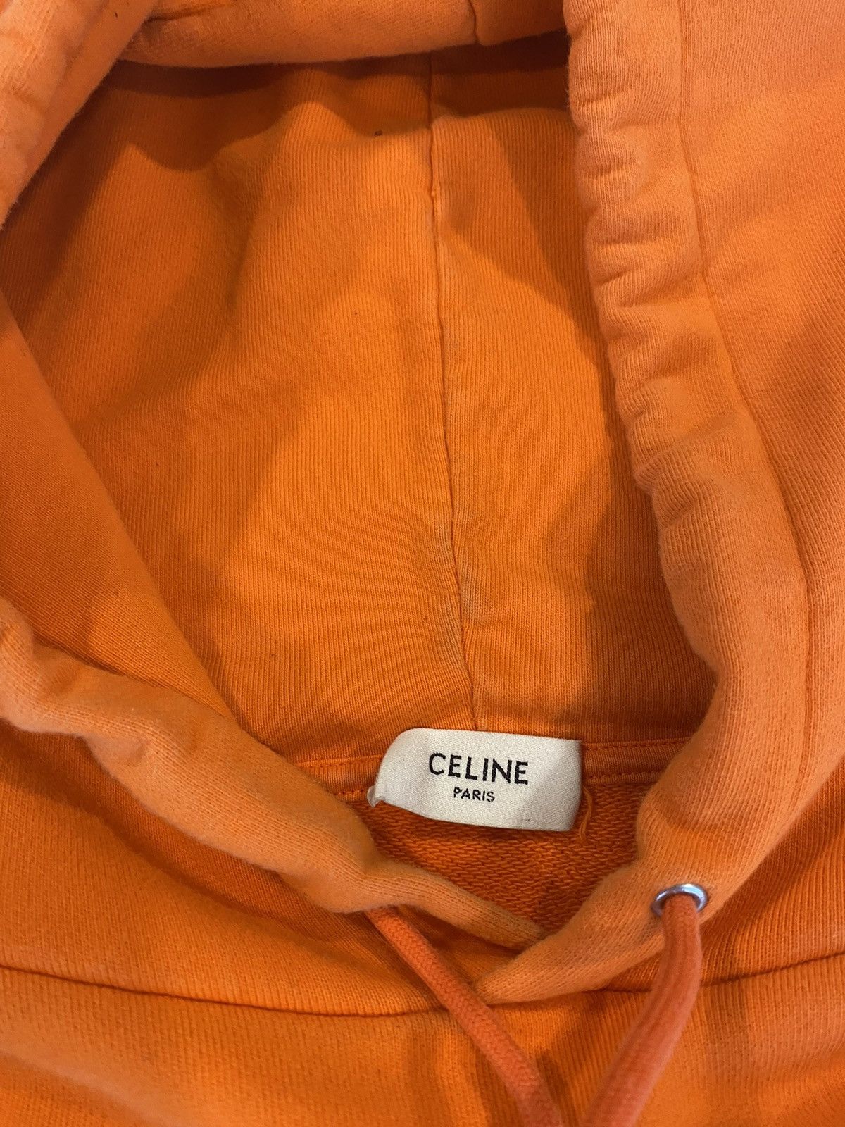 Celine Celine Orange Logo Hoodie Size US M / EU 48-50 / 2 - 14 Thumbnail