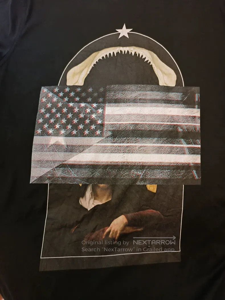 Givenchy Givenchy Short-sleeve T-shirt (shark Madonna flag print, b Size US L / EU 52-54 / 3 - 4 Thumbnail