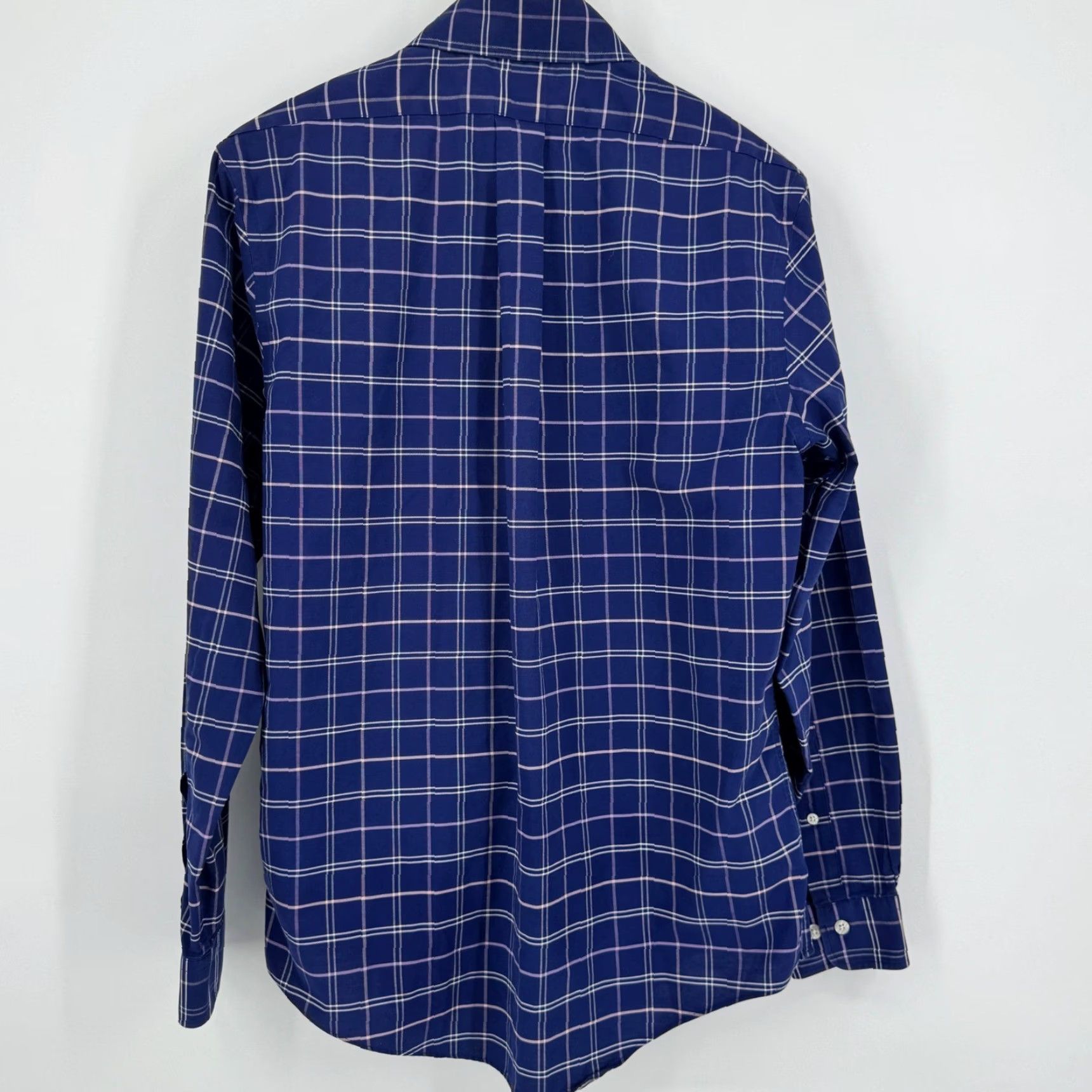 Brooks Brothers Regent Fit Mens Medium Plaid Button-Down Supima Cotton Shirt