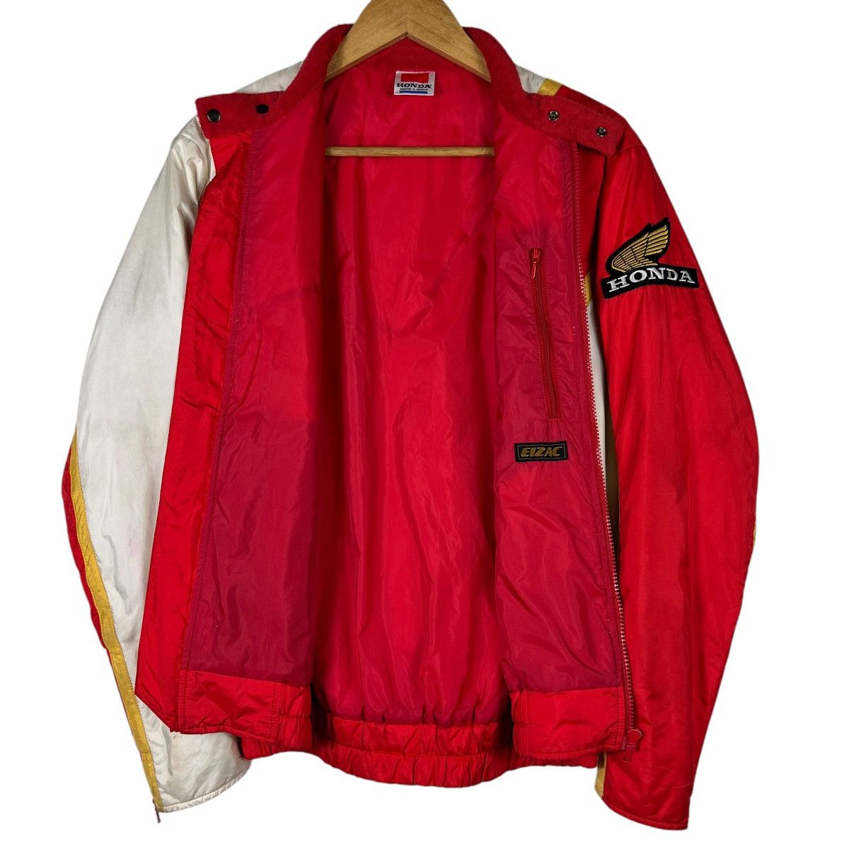 Honda 💥 VINTAGE HONDA BLOCK COLOUR RIDER JACKET Size US M / EU 48-50 / 2 - 13 Thumbnail
