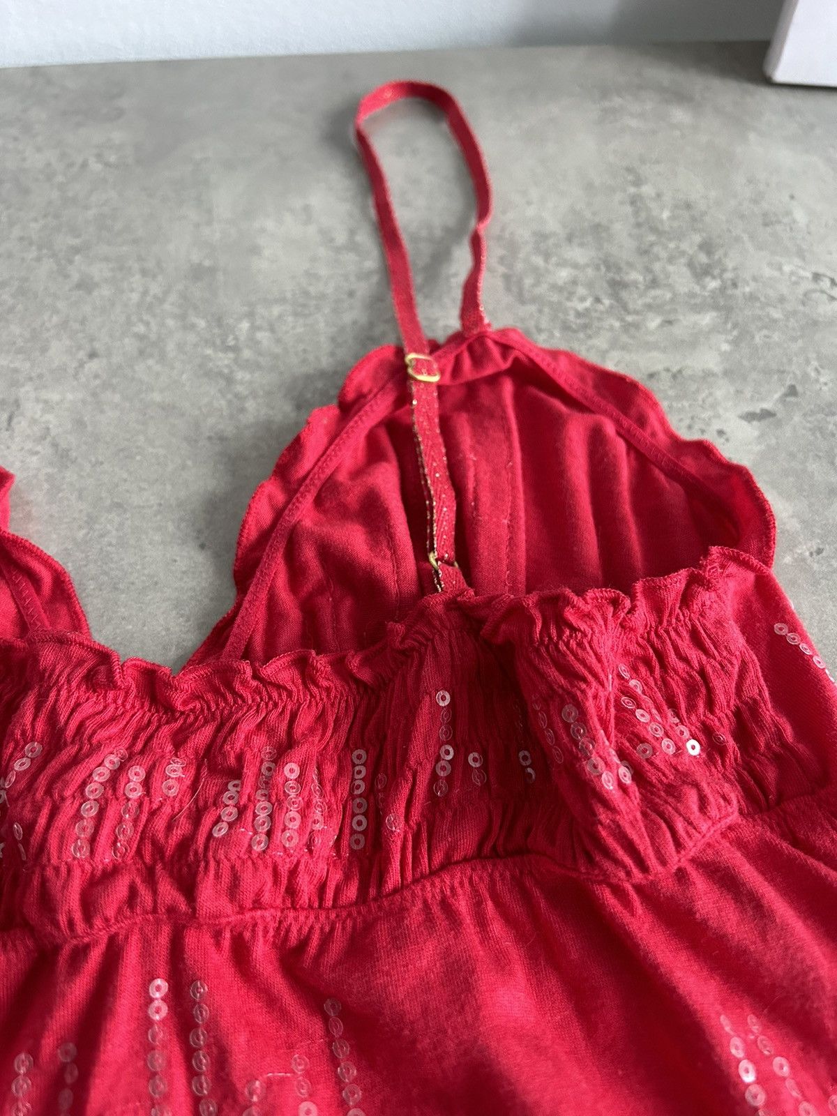 Victoria's Secret × Vintage Victoria’s Secret Vintage Cute Sequins Top Y2K 00s Size S / US 4 / IT 40 - 10 Thumbnail