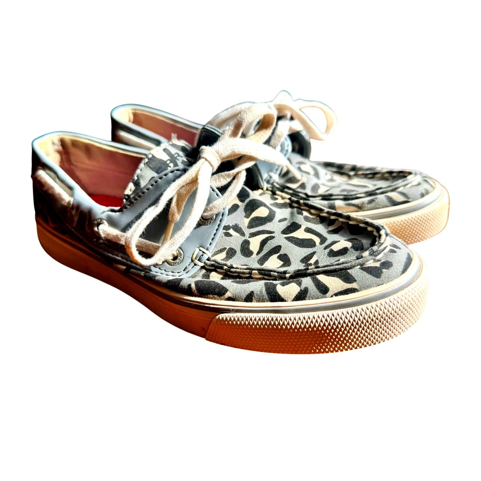 Sperry Sperry Leopard Print Boat Shoes - Stylish & Comfortable 6 Size US 6 / IT 36 - 7 Thumbnail