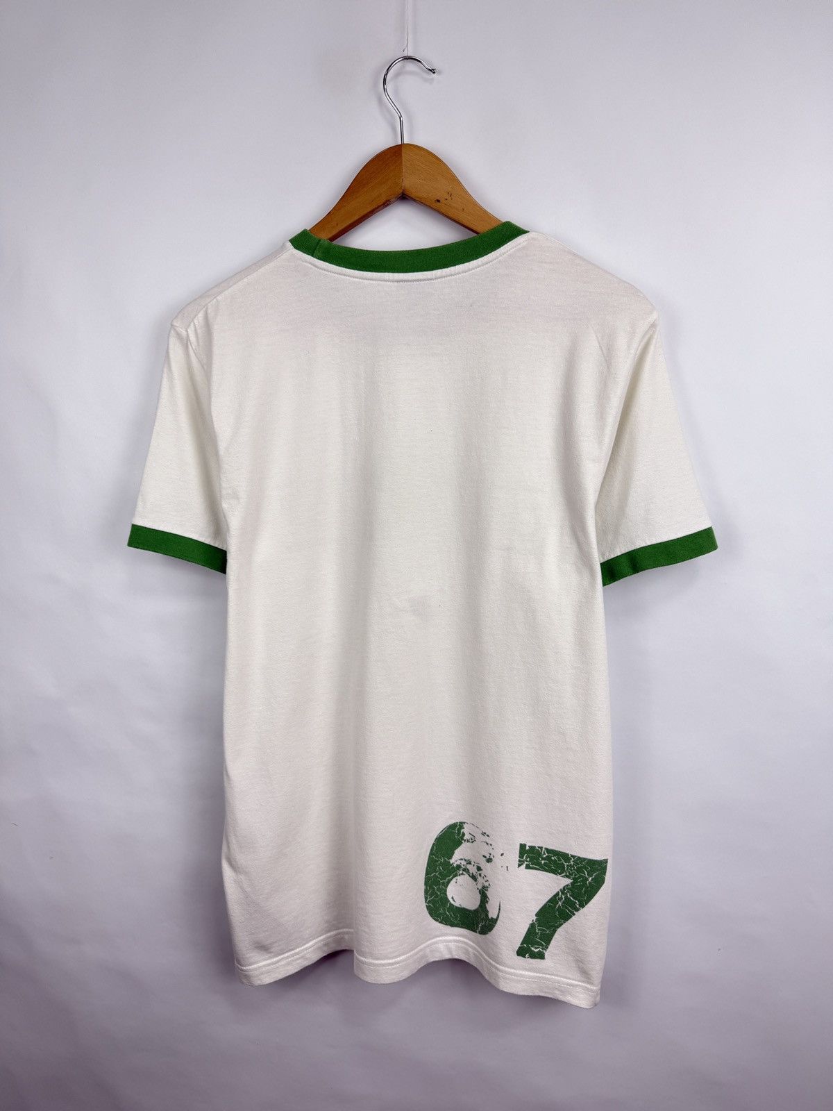 Nike 🏴󠁧󠁢󠁳󠁣󠁴󠁿 Vintage Y2K Nike Celtic 1967 Lisbon Rare T-Shirt Retro Size US L / EU 52-54 / 3 - 8 Thumbnail