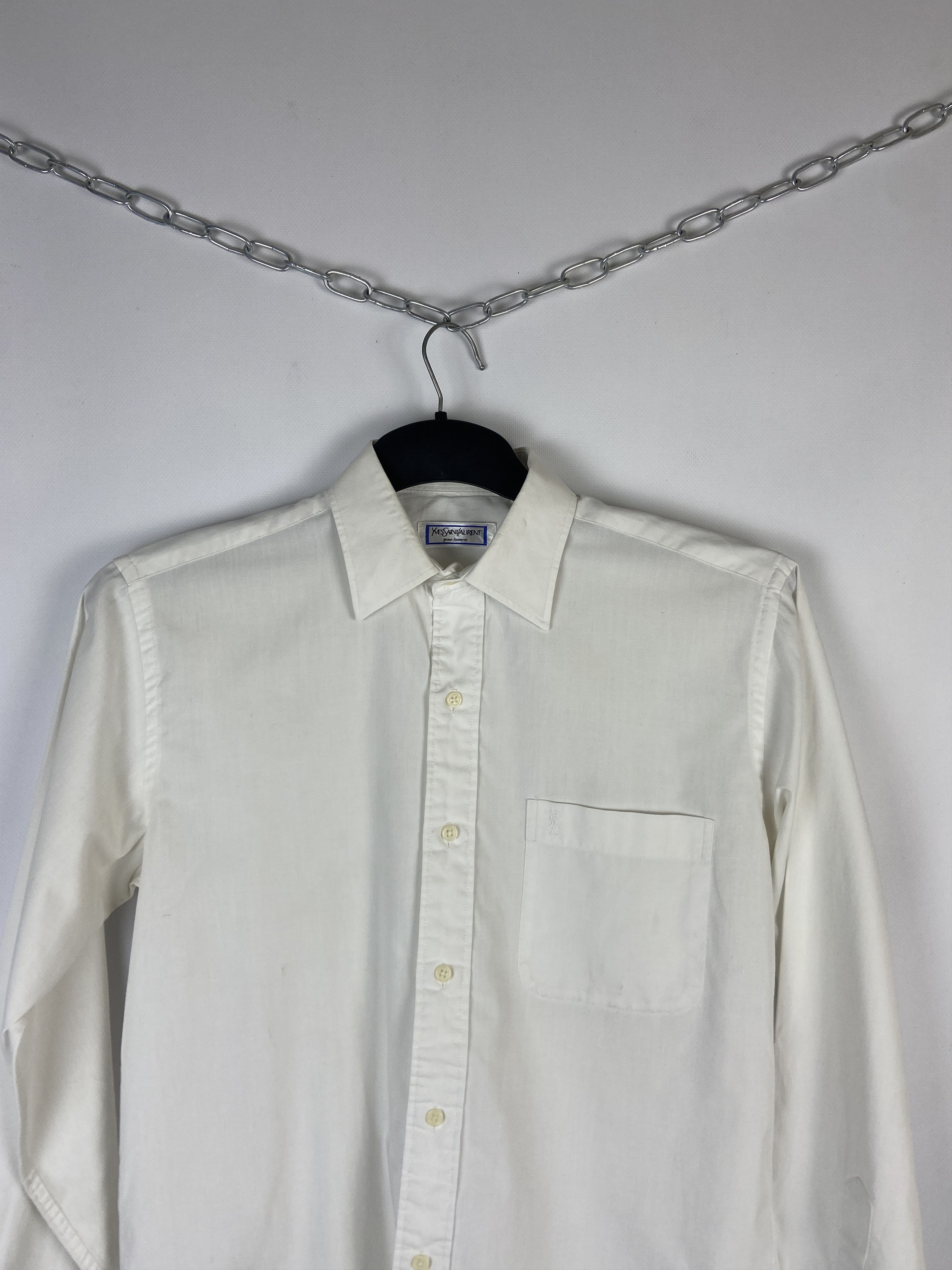 Vintage YSL YvesSaintLaurent Vintage Men’s Shirt Button Ups Size US M / EU 48-50 / 2 - 3 Thumbnail