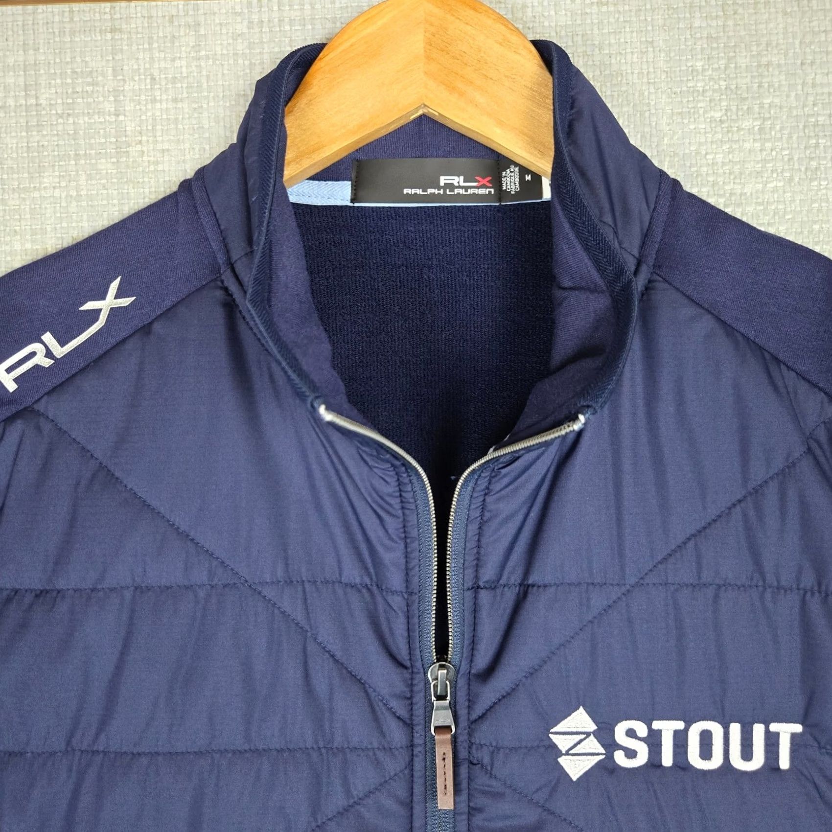 RLX Ralph Lauren RLX Ralph Lauren Vest Mens M Blue Insulated Wool Hybrid Full Zip Stout Investing Size US M / EU 48-50 / 2 - 3 Thumbnail