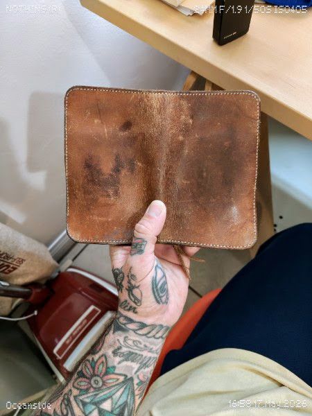 Japanese Brand Japanese Veg Tan Leather Wallet Amazing Patina Made In Japan Size ONE SIZE - 3 Thumbnail