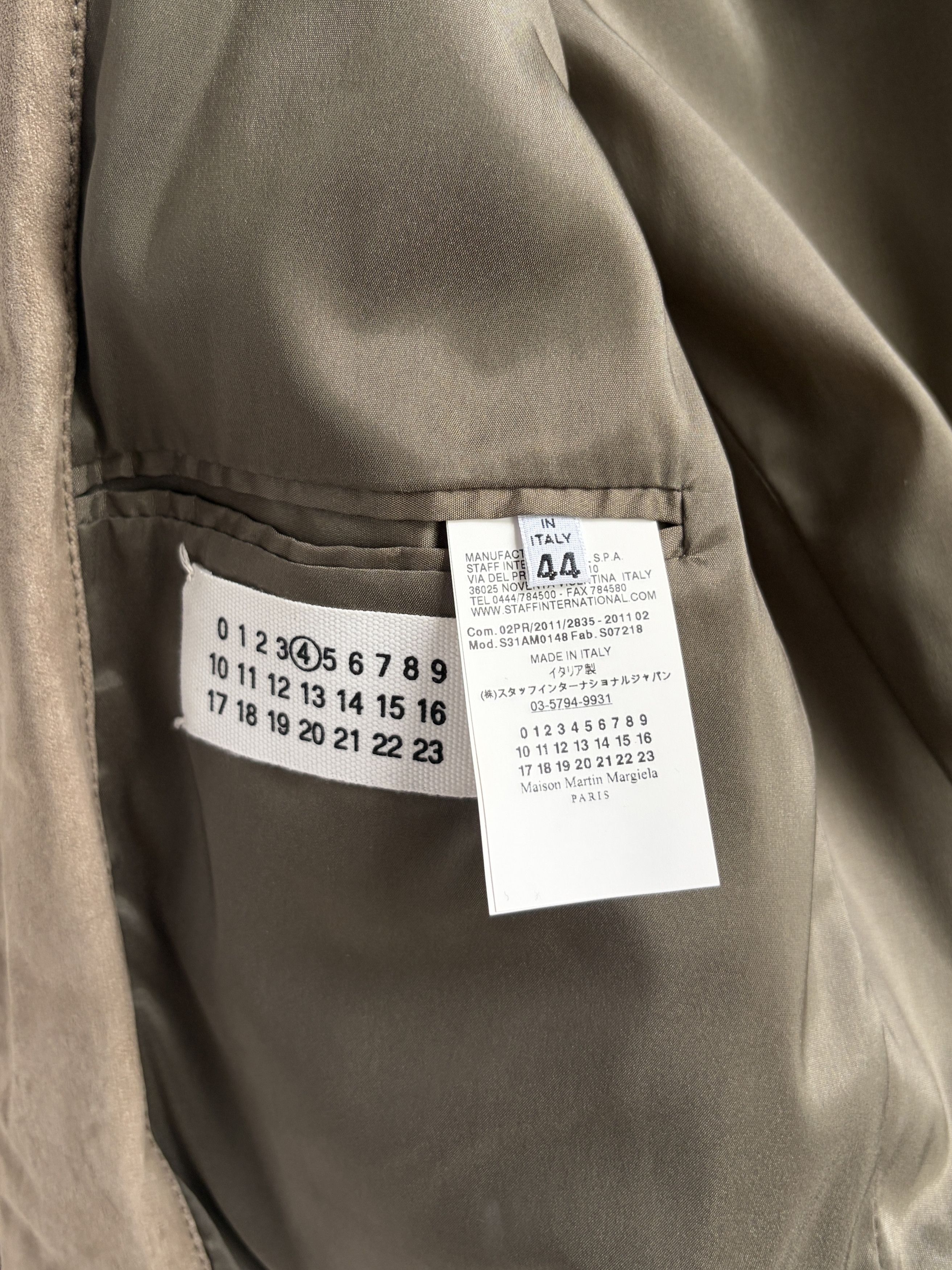 Maison Margiela AW11 Suede 5-Zip Leather Jacket Size L / US 10 / IT 46 - 8 Thumbnail