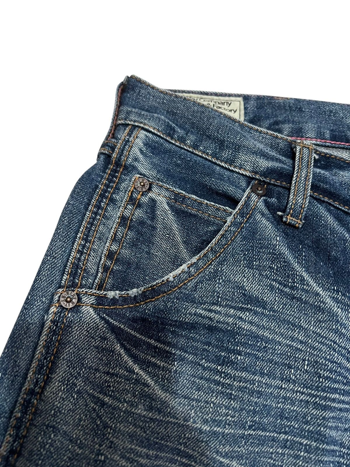 Japanese Brand Vintage Blue Way Japanese Brand Distress Clawmark Jean Size US 34 / EU 50 - 7 Thumbnail