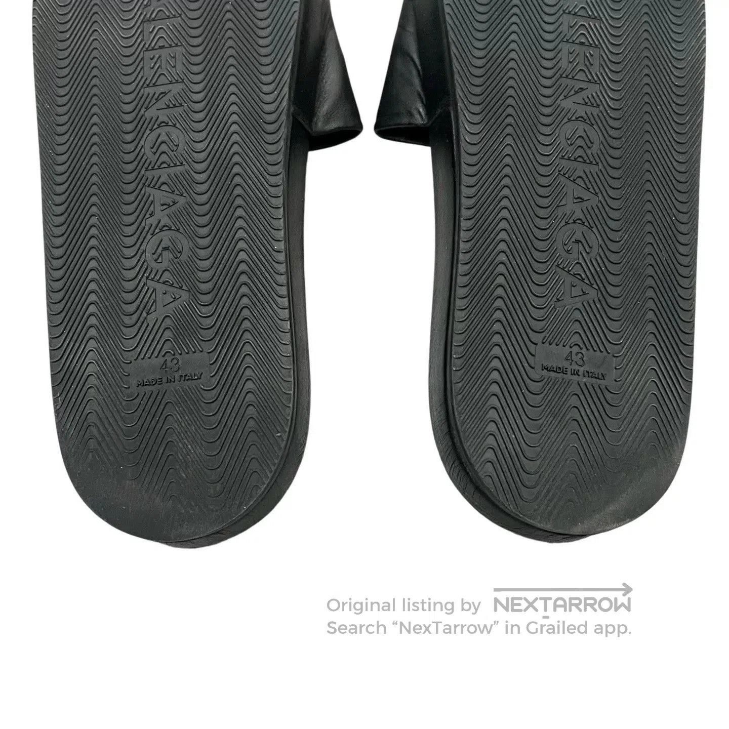 Balenciaga Balenciaga Classic Black Cola Slippers. Size US 10 / EU 43 - 4 Thumbnail