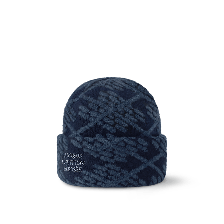 Louis Vuitton LV Crush Damier Argyle Beanie Size ONE SIZE - 4 Thumbnail