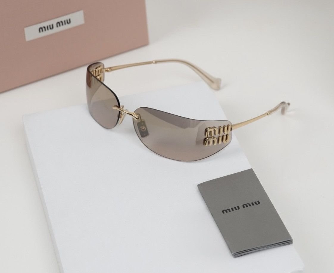 Miu Miu NEW Miu Miu sunglasses MU A51S 5AK20P Size ONE SIZE - 3 Thumbnail