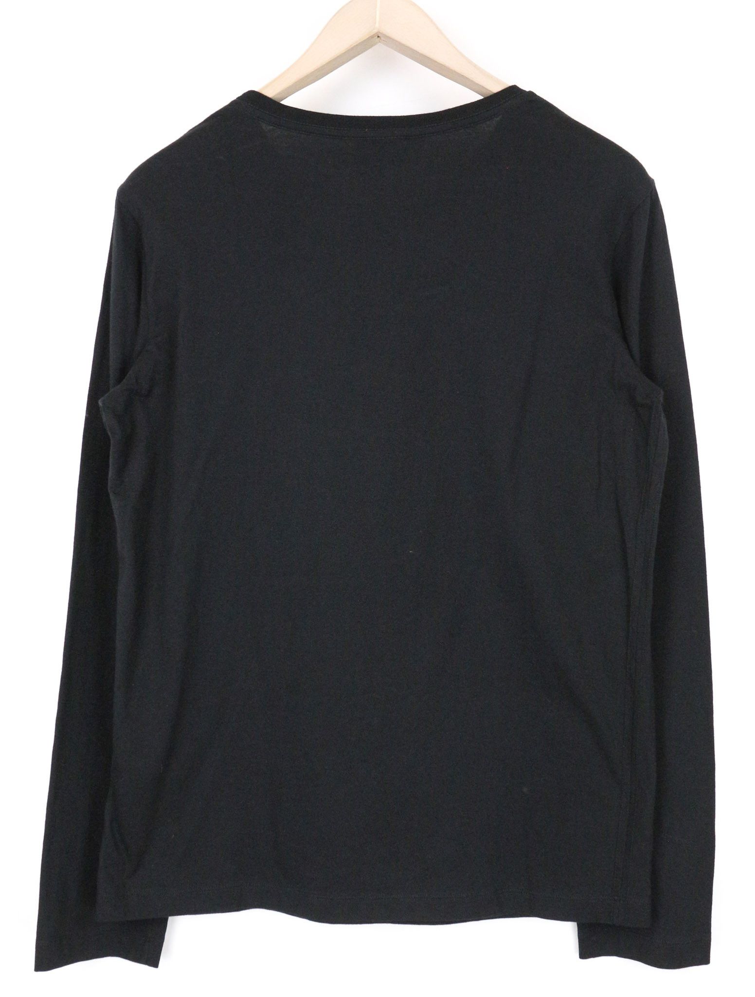 John Richmond L Black Cotton Logo Long Sleeve T-Shirt 74477 Size US L / EU 52-54 / 3 - 2 Thumbnail