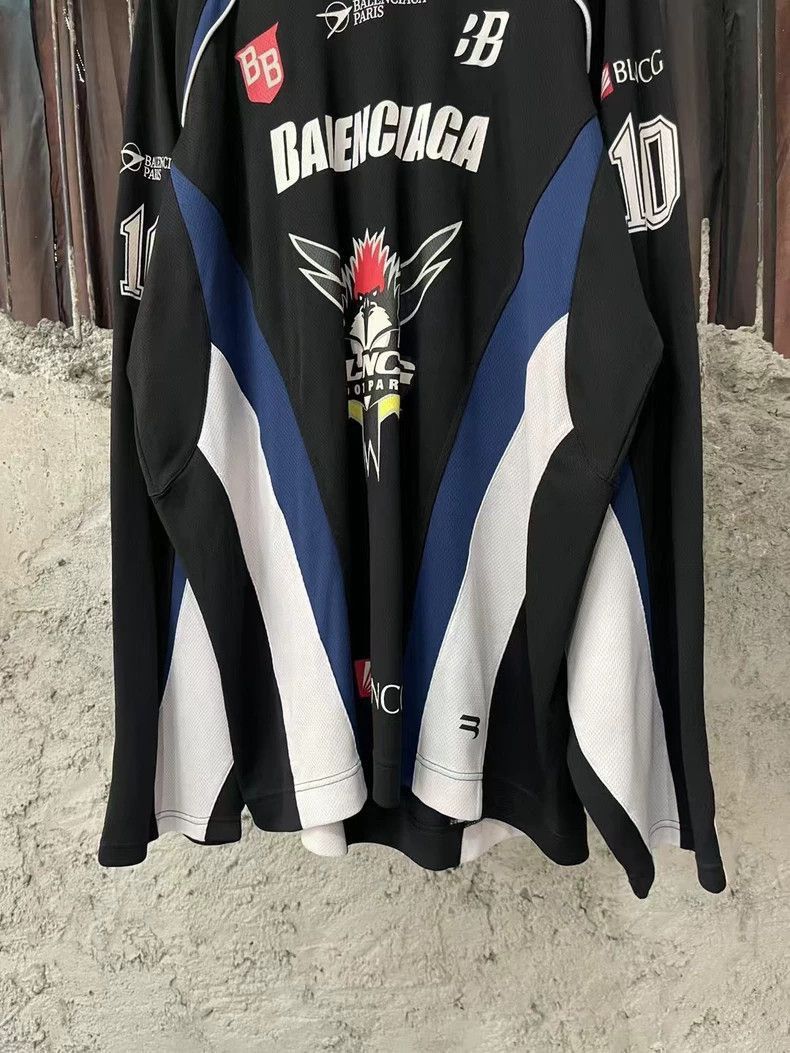 Balenciaga Balenciaga Long Sleeve Hockey Jersey-2506 Size US XS / EU 42 / 0 - 4 Thumbnail