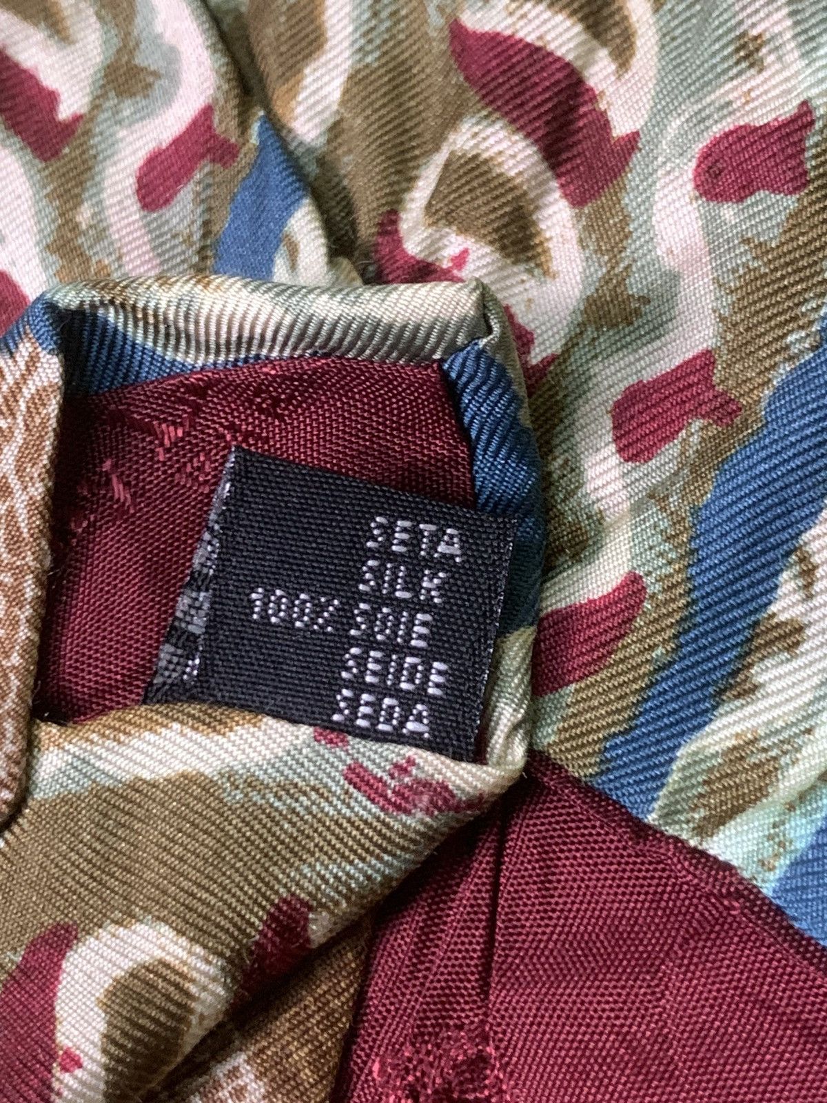 Designer × Guy Laroche × Handmade Rare Design Vintage Handmade Guy Laroche Ties Size ONE SIZE - 5 Thumbnail