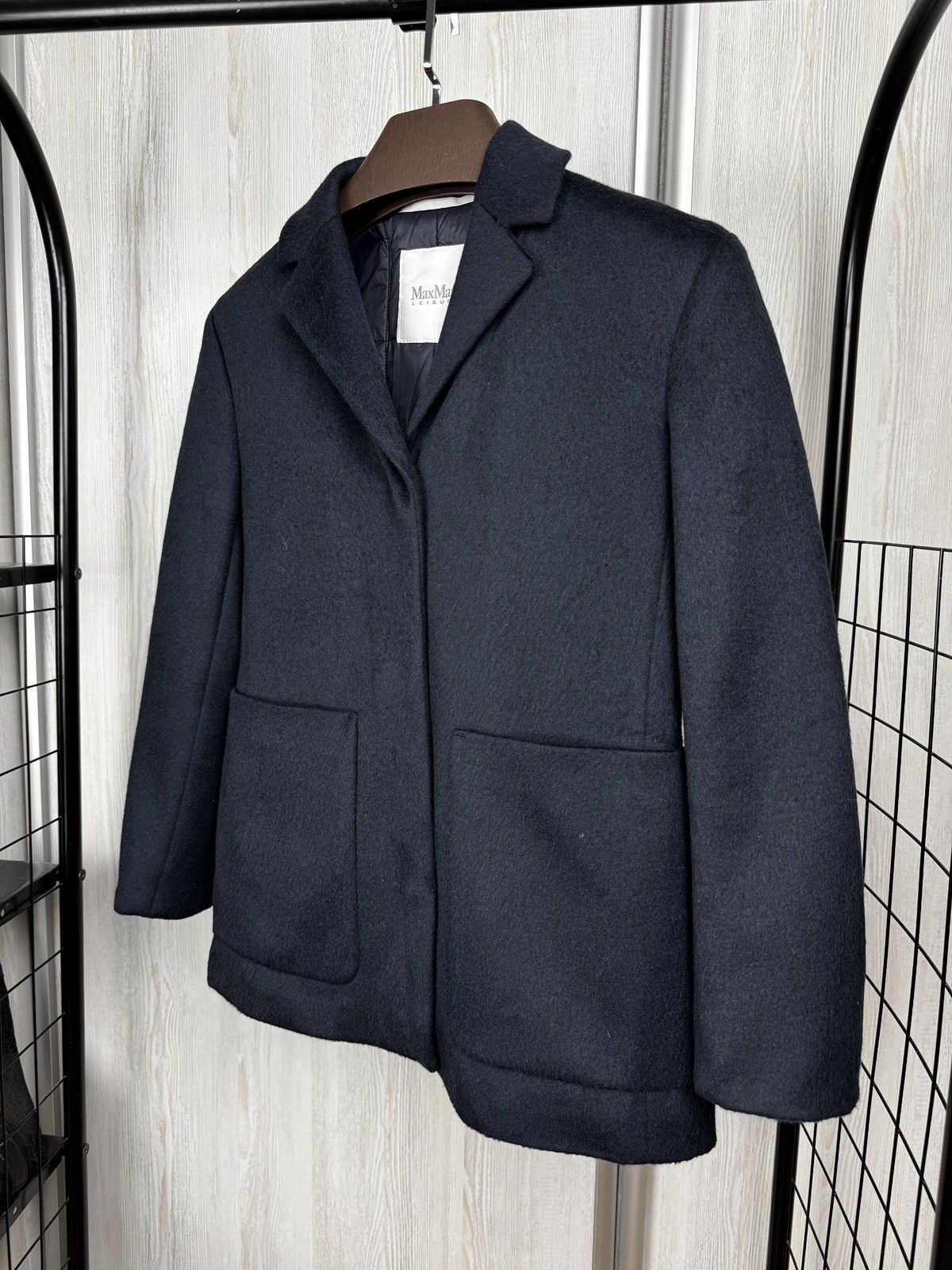 Max Mara MAX MARA LEISURE Midnight blue Piacere jacket Size M / US 6-8 / IT 42-44 - 6 Thumbnail