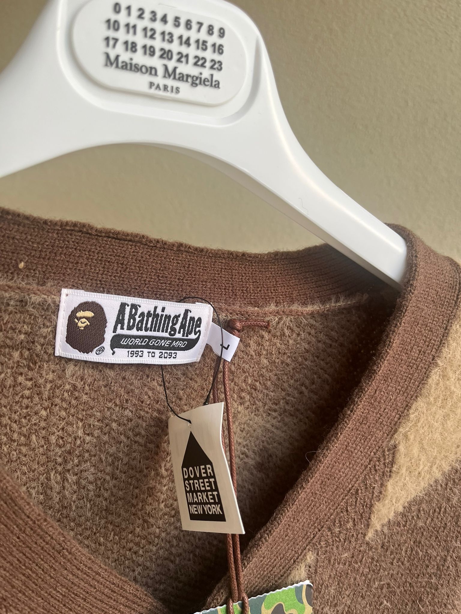 Bape Star Pattern Relaxed Cardigan Size US L / EU 52-54 / 3 - 8 Thumbnail
