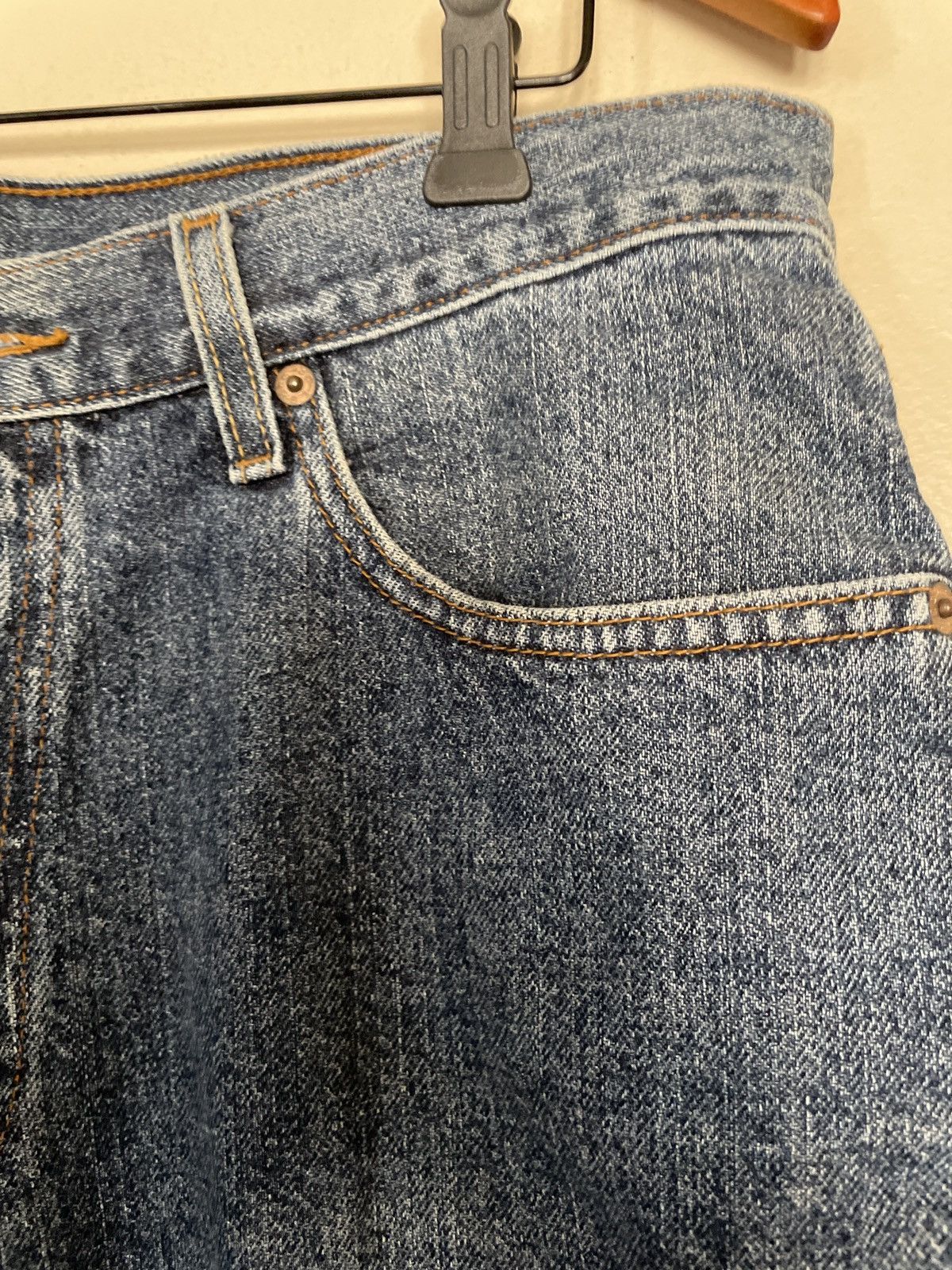 Levi's × Vintage Levi’s 550 Blue Denim Jean Shorts Size 34 Jorts Relaxed Fit Size US 34 / EU 50 - 3 Thumbnail
