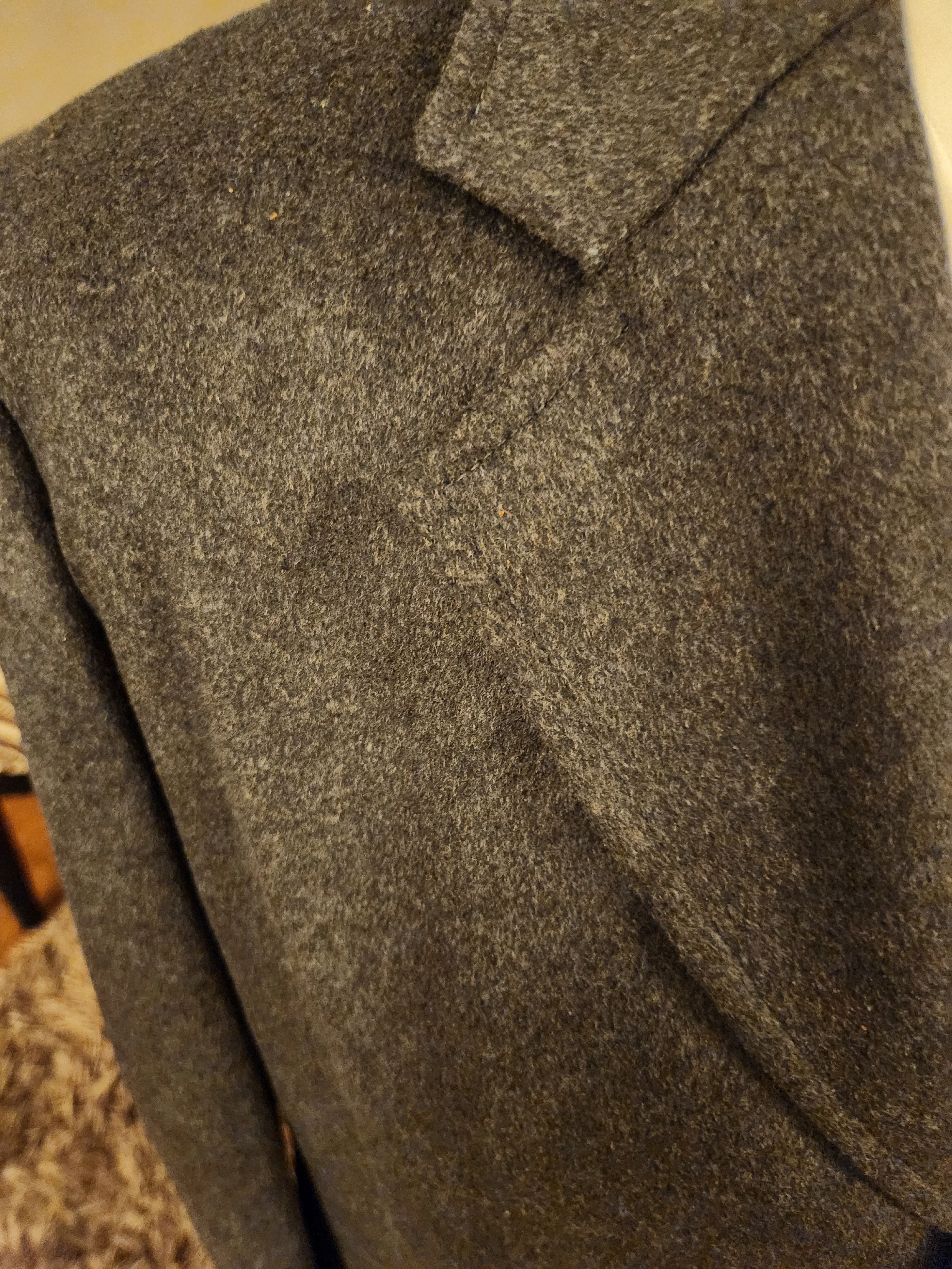 Armani 100% Cashmere Men's Gray Overcoat Size US L / EU 52-54 / 3 - 3 Thumbnail