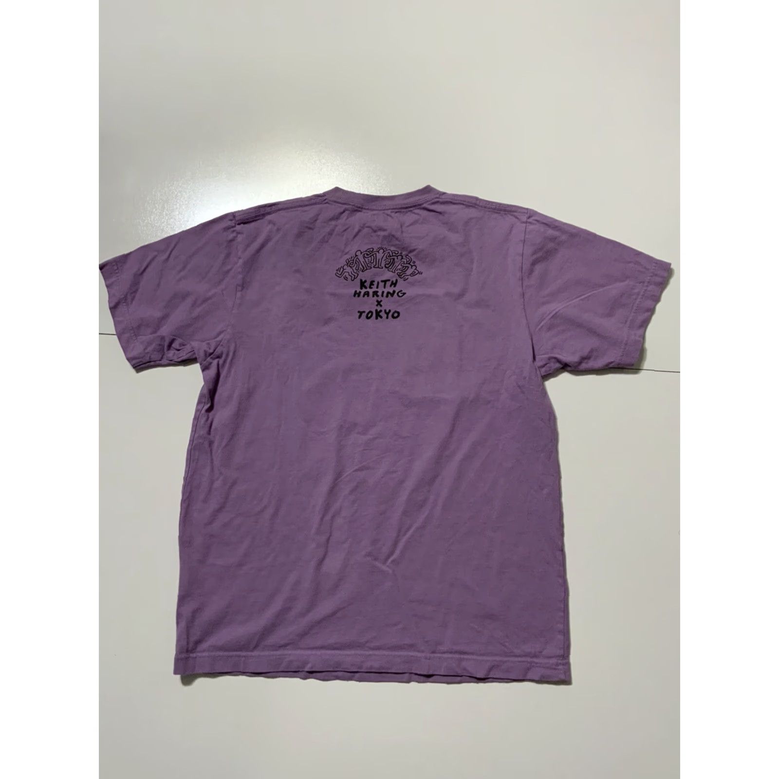Uniqlo VINTAGE Uniqlo X Keith Haring Organ Zaka Tokyo Pop Art Purple Crewneck T-Shirt Sz. S Mens Purple Crew Neck T-Shirt 90s/Pop Art Size US S / EU 44-46 / 1 - 3 Thumbnail