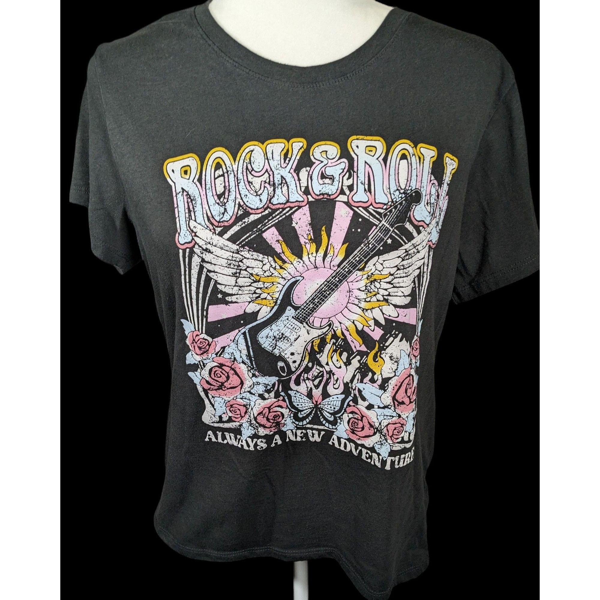 Other Cut & Paste Retro Distressed Rock * Roll Tee Size Large Size L / US 10 / IT 46 - 5 Thumbnail