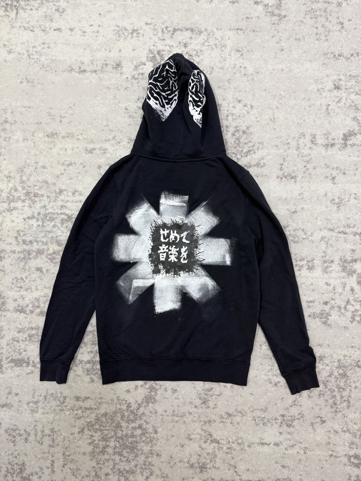 Divided Divided sherpa lined button up cowl neck graphic print hodie Size US M / EU 48-50 / 2 - 14 Thumbnail