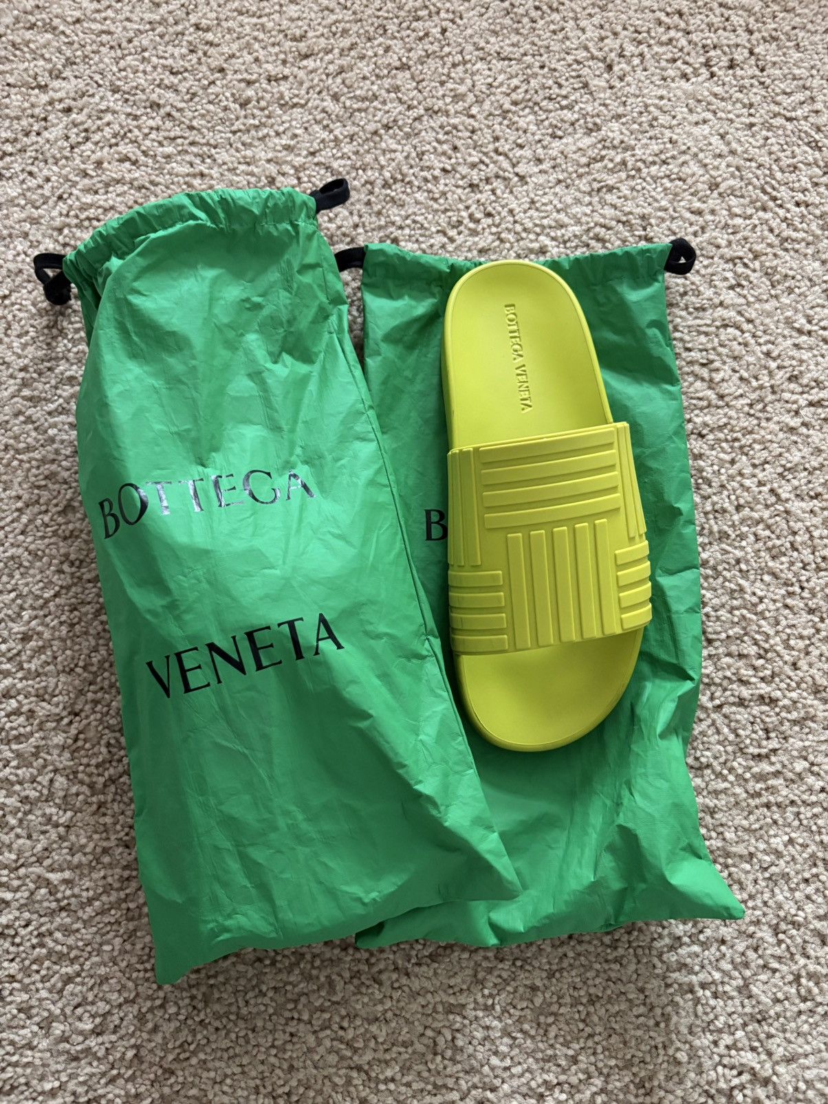 Bottega Veneta Bottega Veneta Embossed Slides Size US 10 / EU 43 - 3 Thumbnail