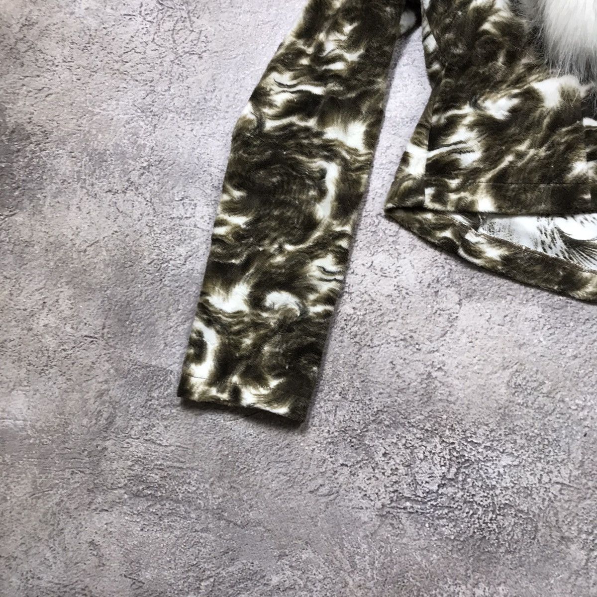 Vintage Vintage Y2K Mohair Cropped Jacket Avant Garde Streetwear S Size S / US 4 / IT 40 - 4 Thumbnail