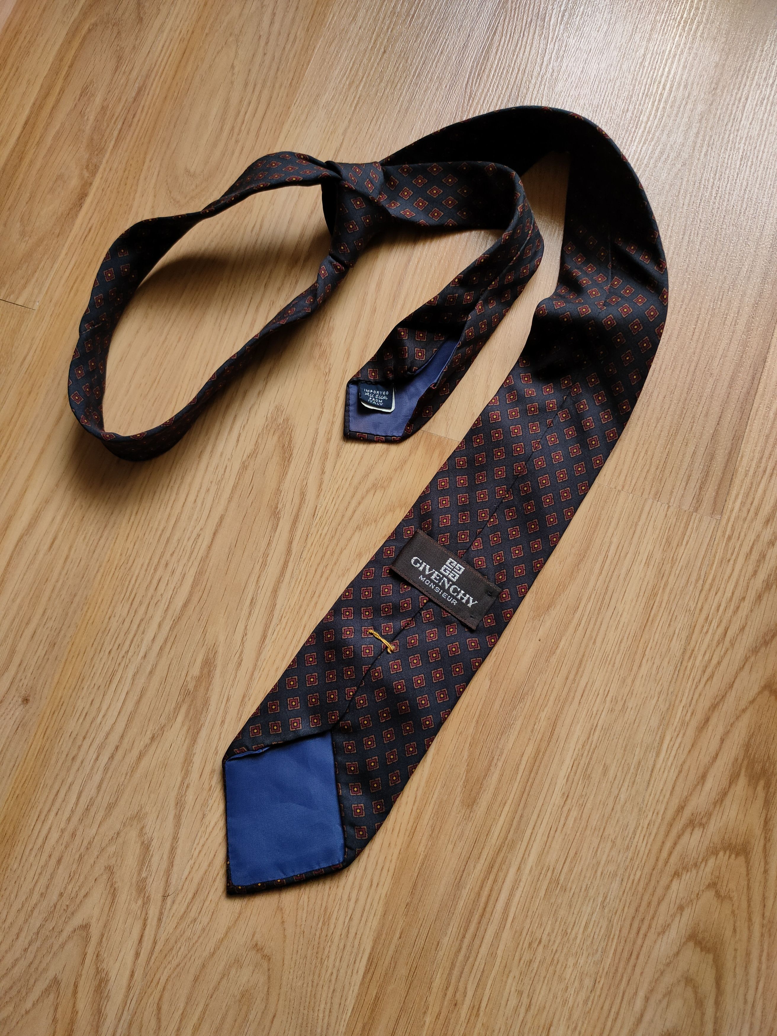 Givenchy Givenchy tie givenchy monsieur vintage tie silk Italy Size ONE SIZE - 4 Thumbnail