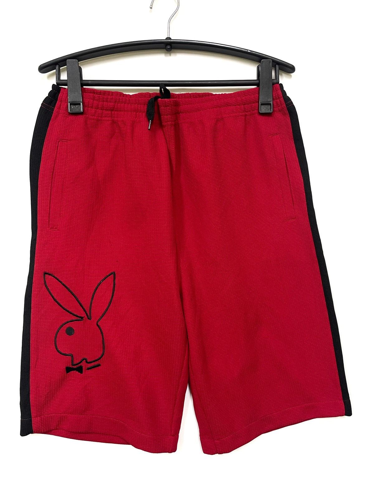 Playboy × Vintage Rare Vintage Playboy short pants with Multi logo Size US 35 - 3 Thumbnail