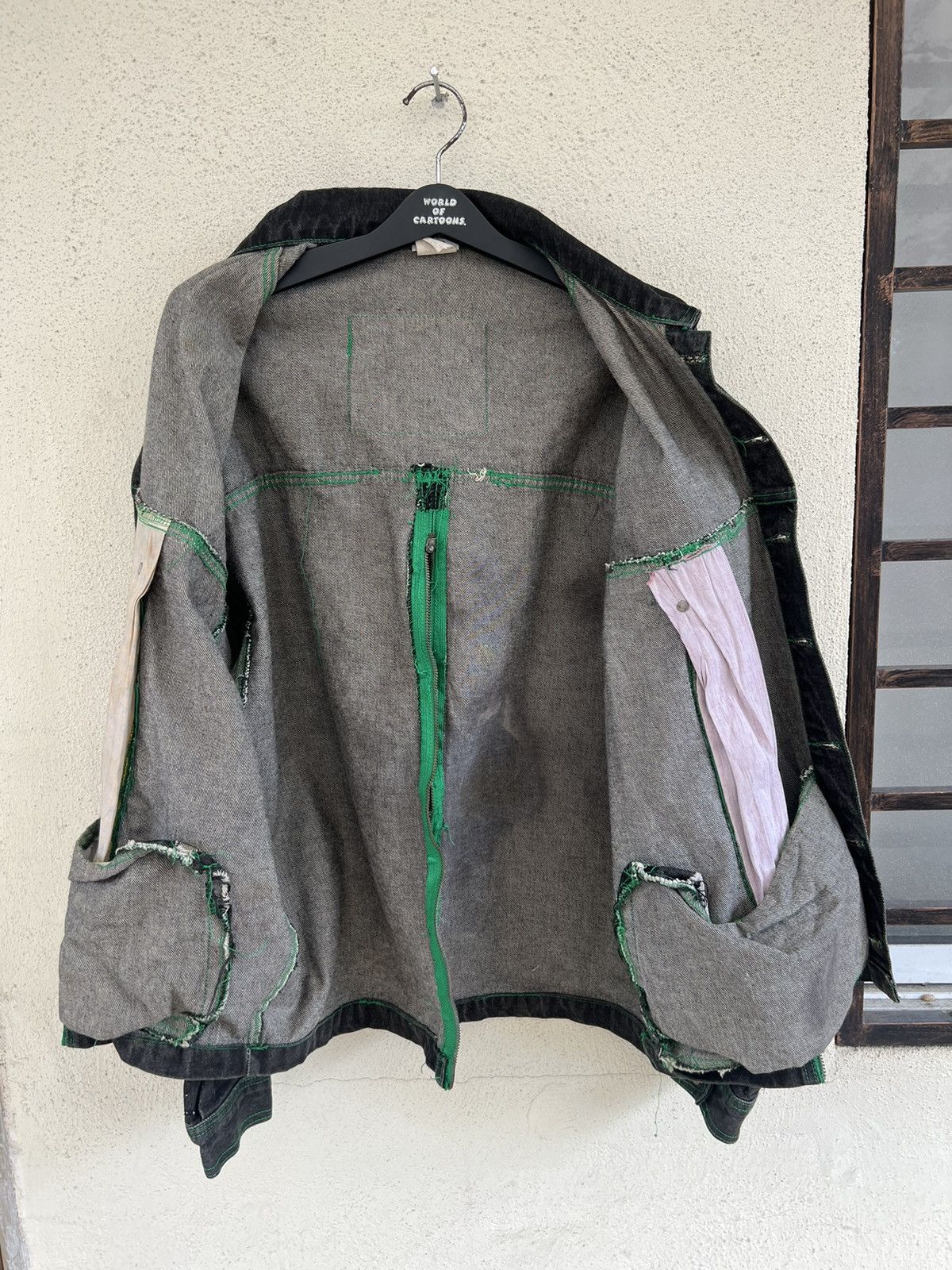 Cross Colours Vintage 90s Cross Colours Rips Fade Denim Oversized Jacket Size US XL / EU 56 / 4 - 20 Thumbnail
