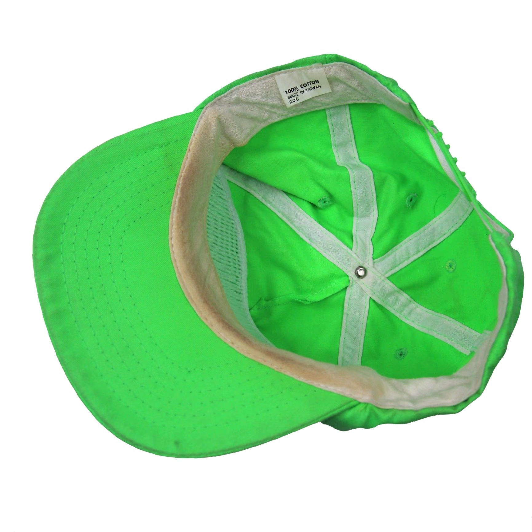 Wrangler VINTAGE Wrangler Spellout Snapback Hat Green Men OS Size ONE SIZE - 4 Thumbnail