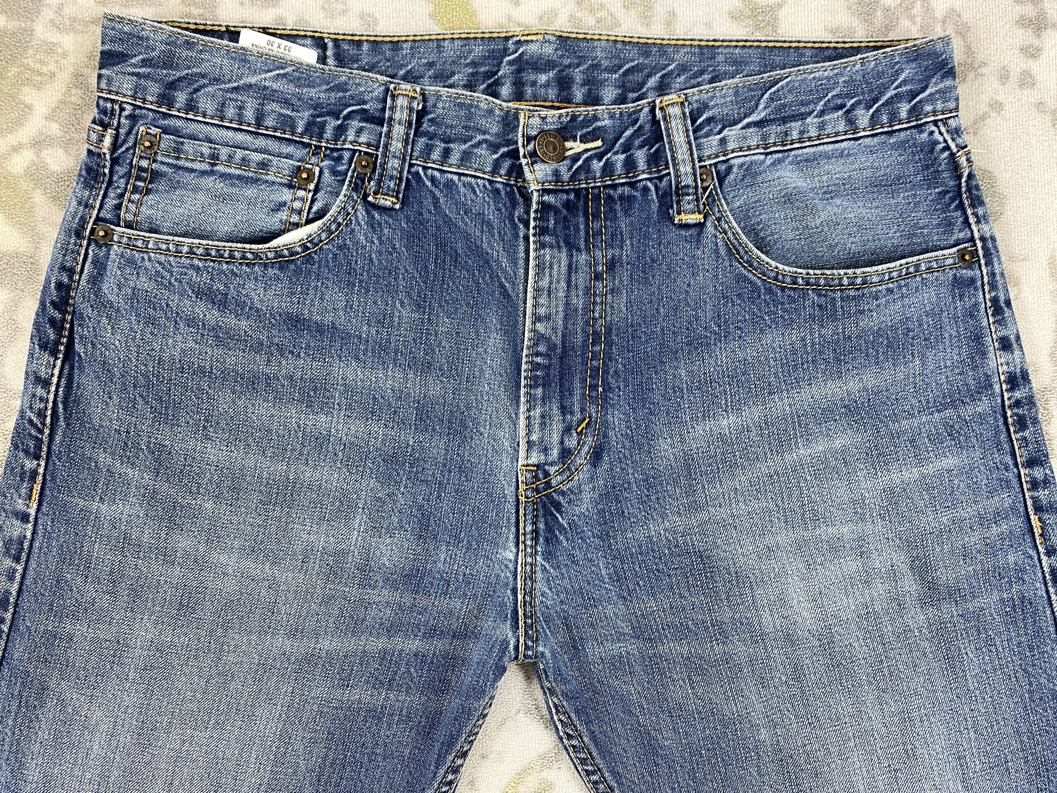 Levi's Distressed Blue Levi's 508 Jeans 34x29.5 Denim -SJ140 Size US 34 / EU 50 - 3 Thumbnail