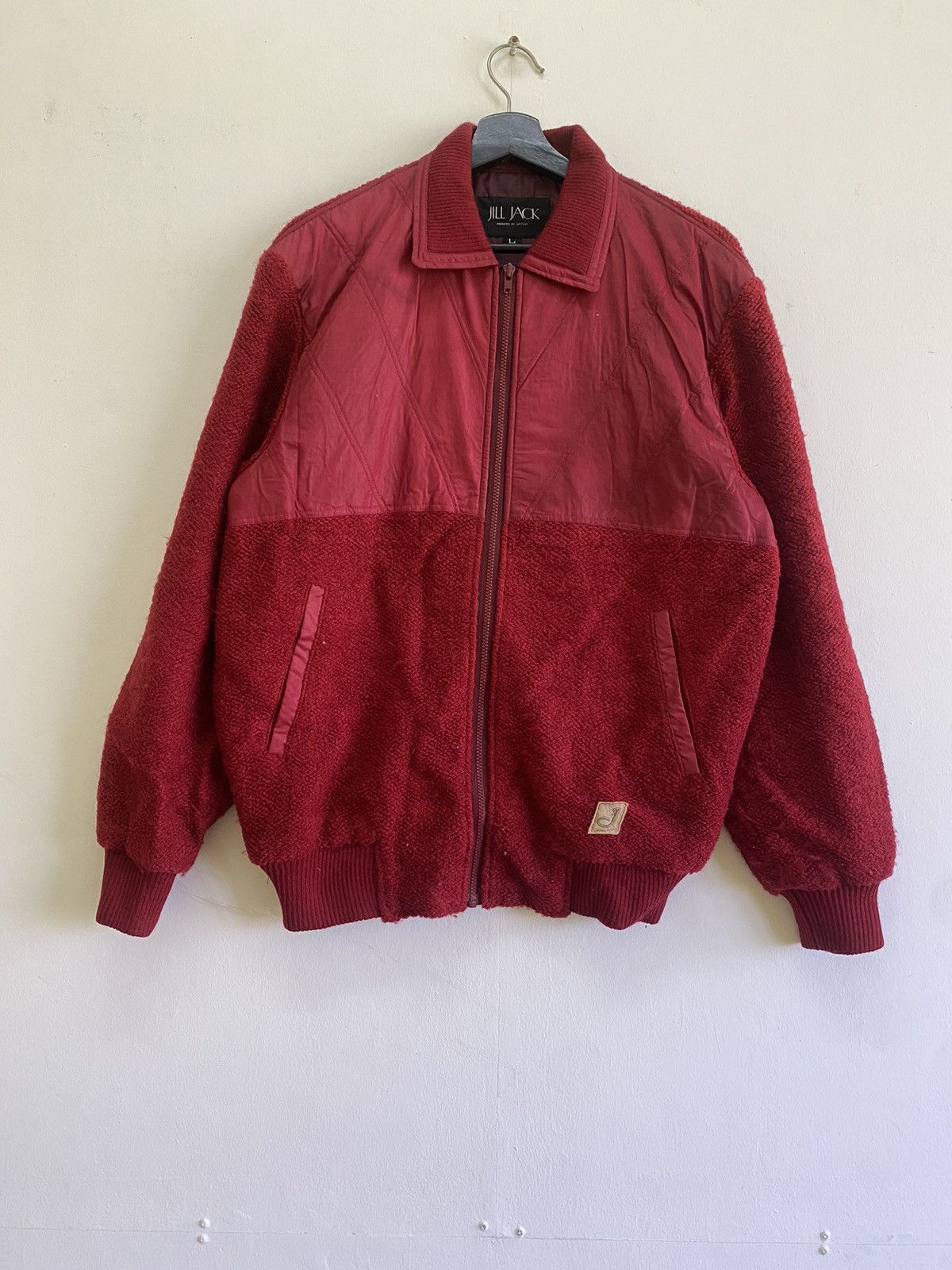 Japanese Brand × Vintage Vintage 80s Jill Jack Knit Bikers Jacket Size US L / EU 52-54 / 3 - 4 Thumbnail
