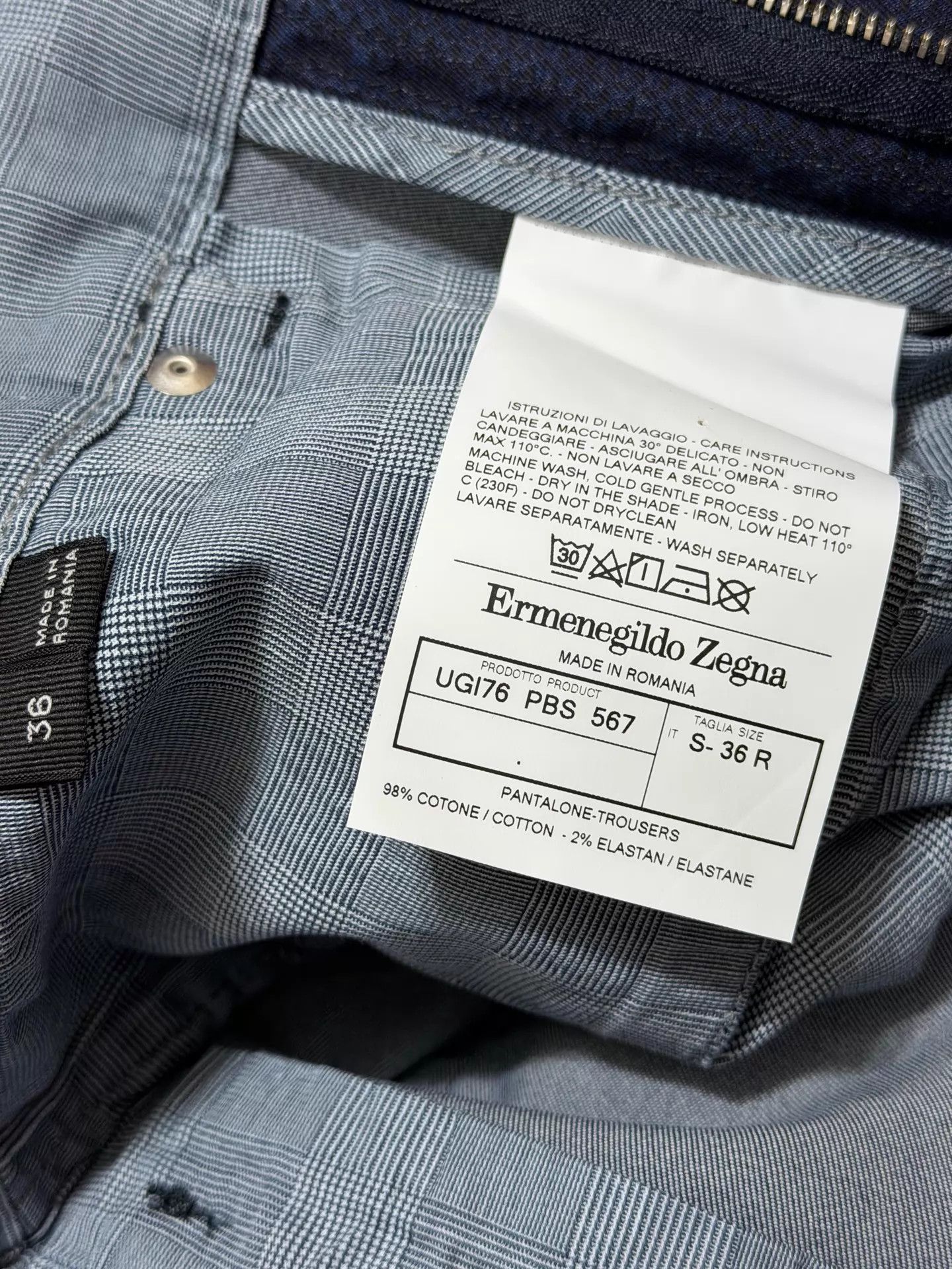 Ermenegildo Zegna Ermenegildo Zegna Indigo Straight Jeans Size 36/38/39 Size US 36 / EU 52 - 7 Thumbnail