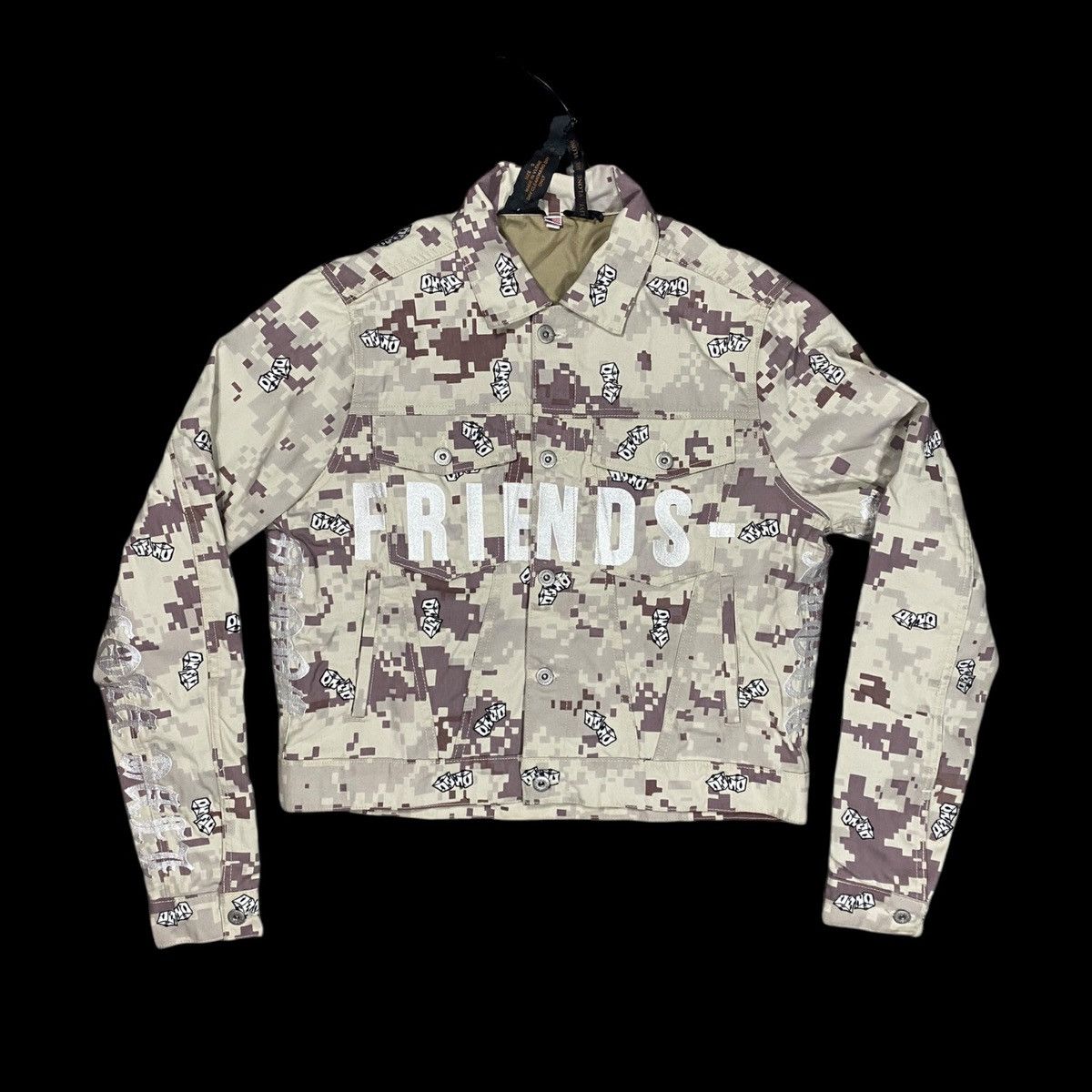 Vlone Vlone Digital Camo Denim Jacket (Small) Size US S / EU 44-46 / 1 - 2 Thumbnail