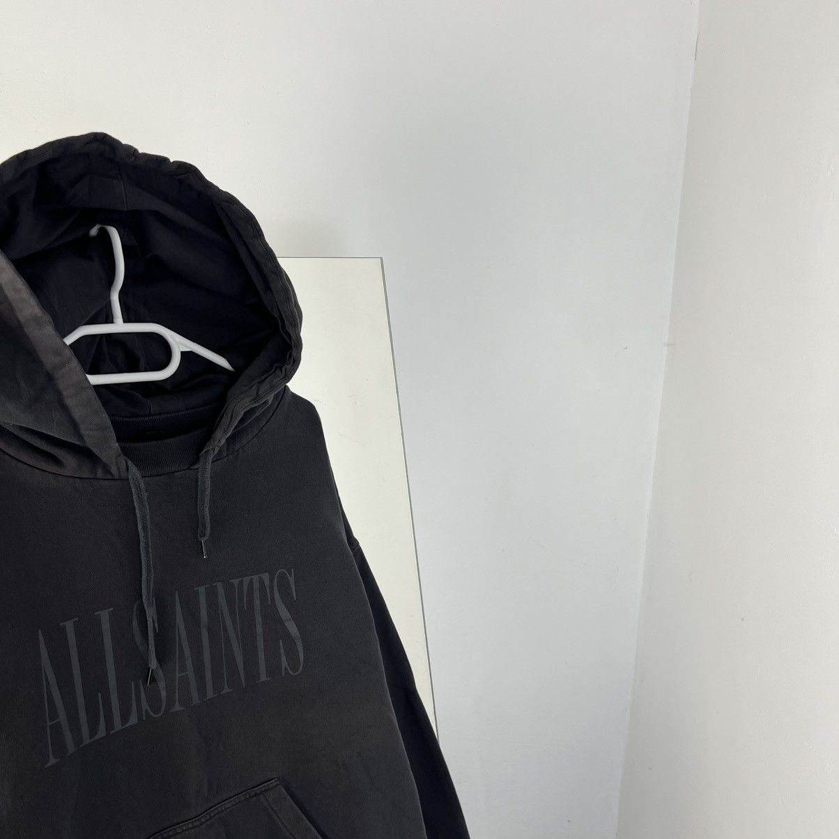Allsaints Vintage Y2K AllSaints Big Logo Oversized Fit Hoodie Size US M / EU 48-50 / 2 - 2 Thumbnail