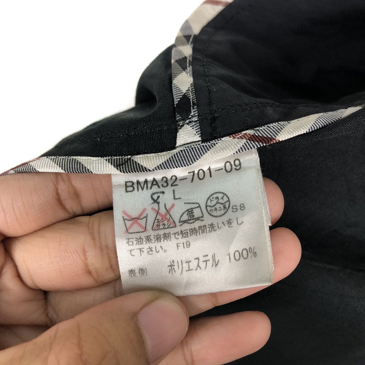 Burberry 🔥Rich Black Vintage Burberry Black Label Long Jacket Size US L / EU 52-54 / 3 - 18 Thumbnail