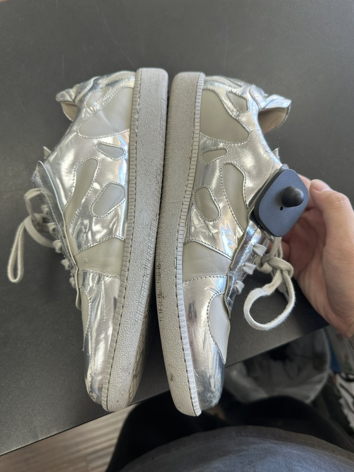 Namacheko Namacheko AW22 Murabi GAT Sneakers Silver SIZE 41 Size US 8 / EU 41 - 10 Thumbnail
